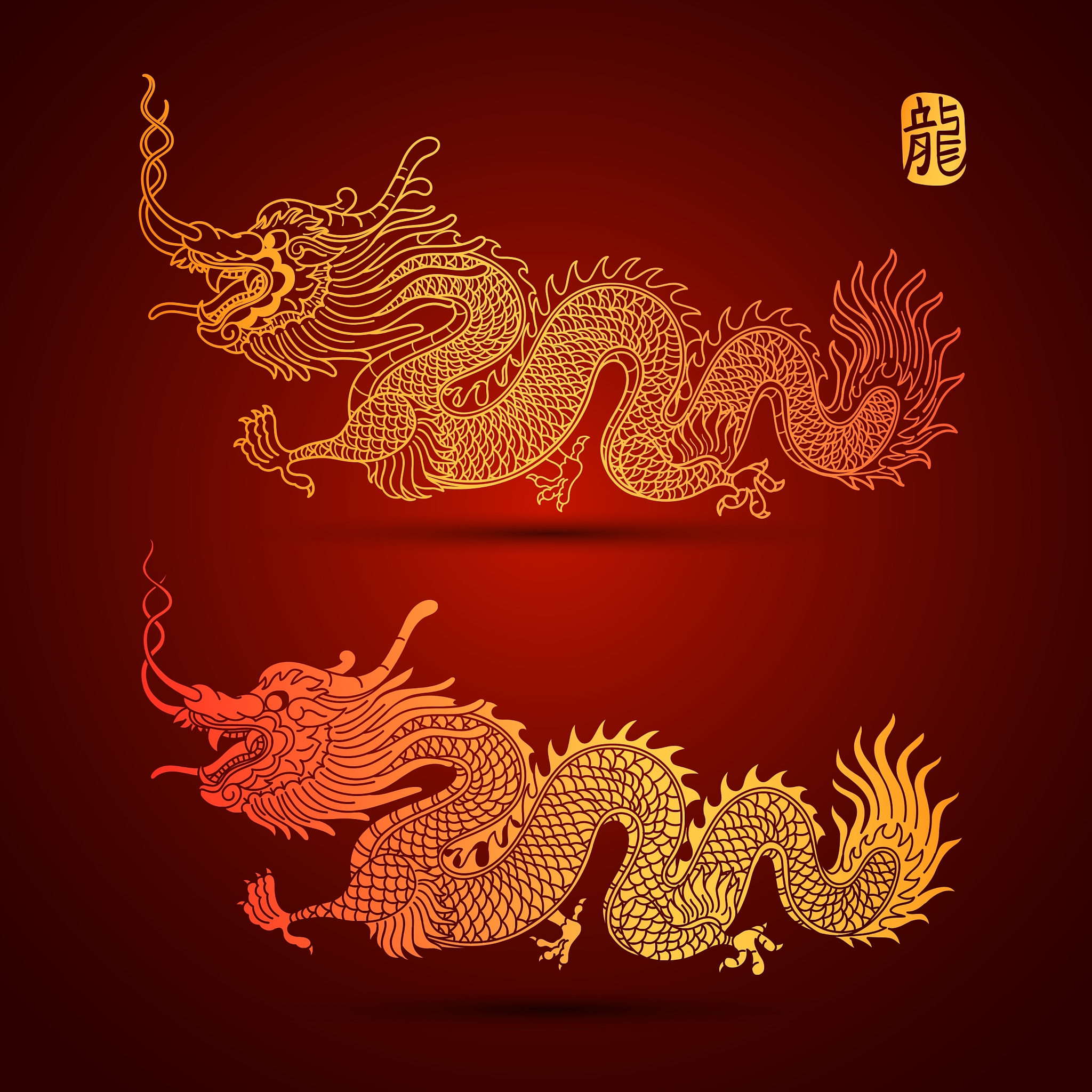 将下列中文翻成英文 相传龙生九子各有所好涉及音乐、体育、法律、建筑、宗教等诸领域。可见龙是多功能神祇除了不管婚姻、爱情几乎处处有灵。人们祈求风调雨顺扎应龙之状以通神。舞龙的初衷就是祈雨和祈求丰收。古时吴越长江中下游渔民断发文身就是为了让龙神视为己类不加伤害赛龙正是为了娱神以求保佑。