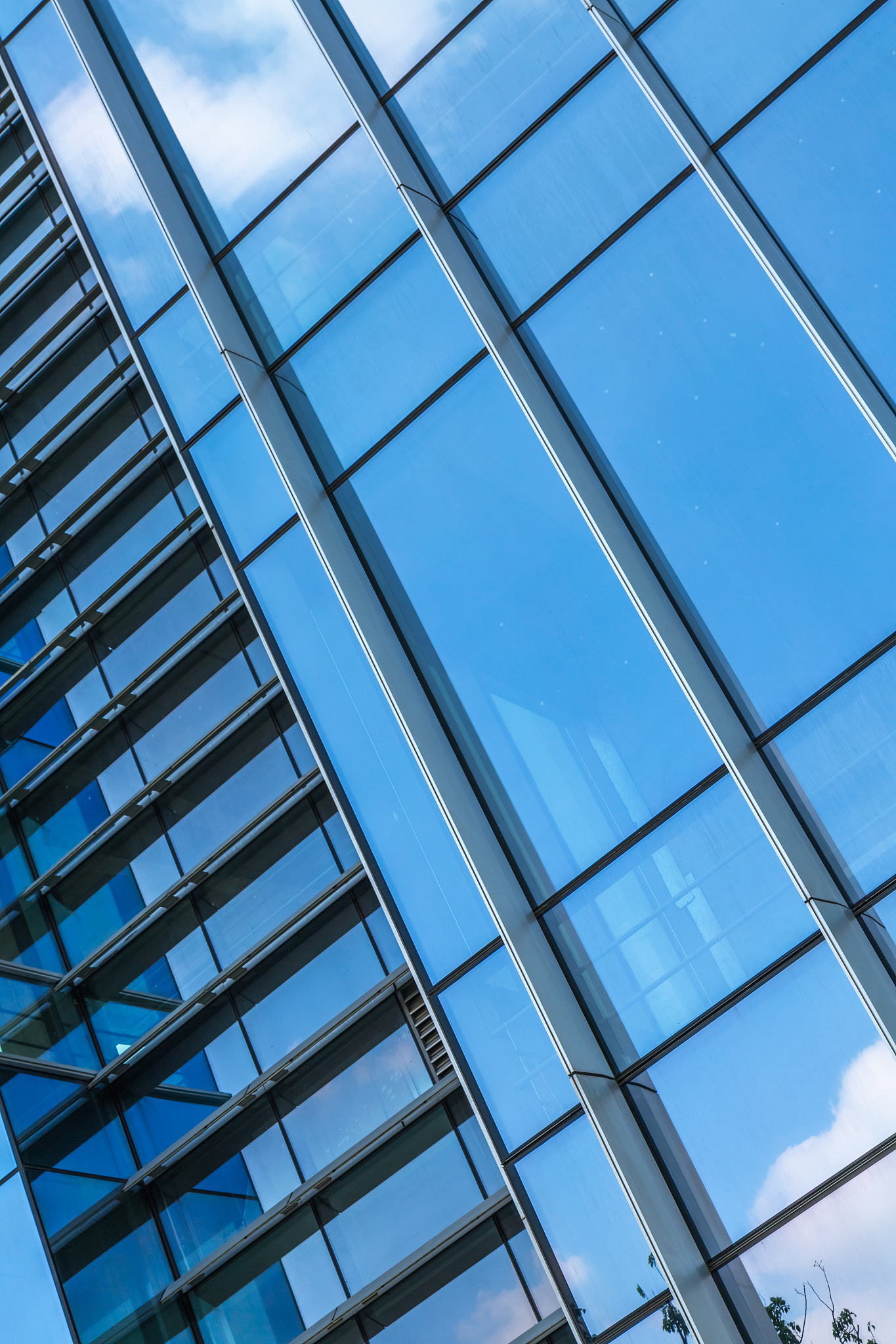 detail glass building background