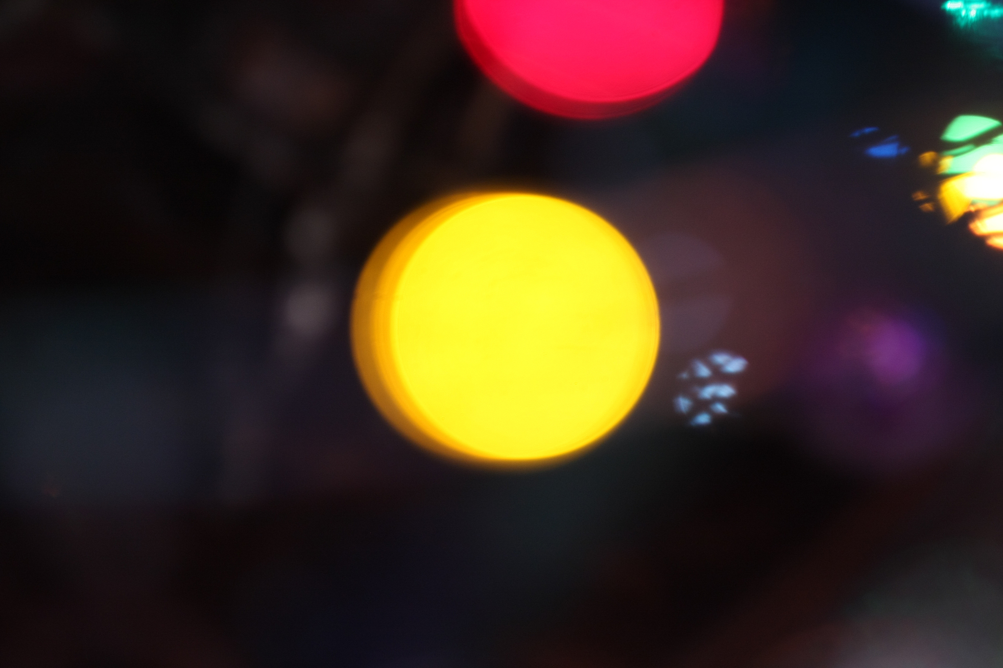 christmas tree out of focus background