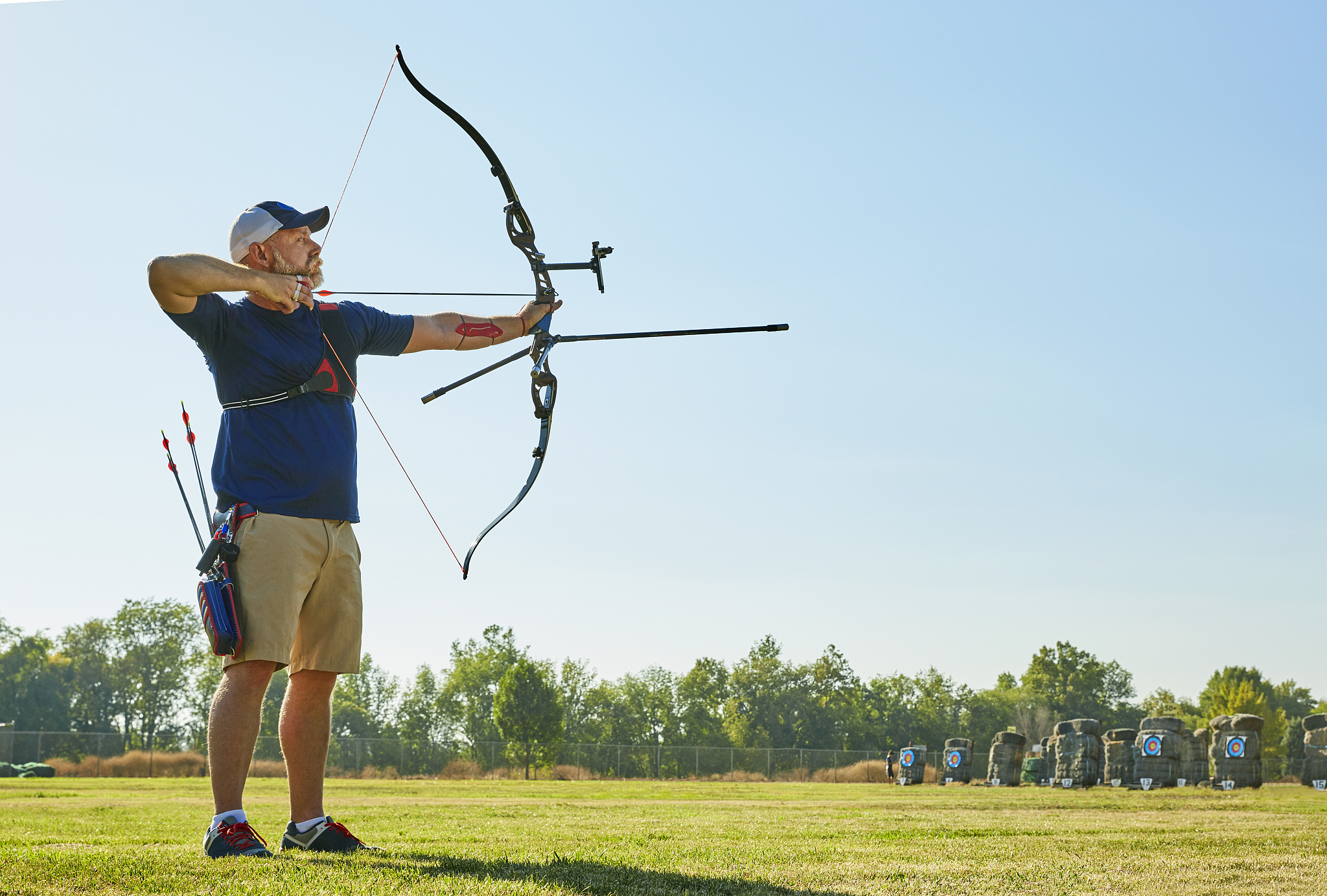 archery competition bow full length