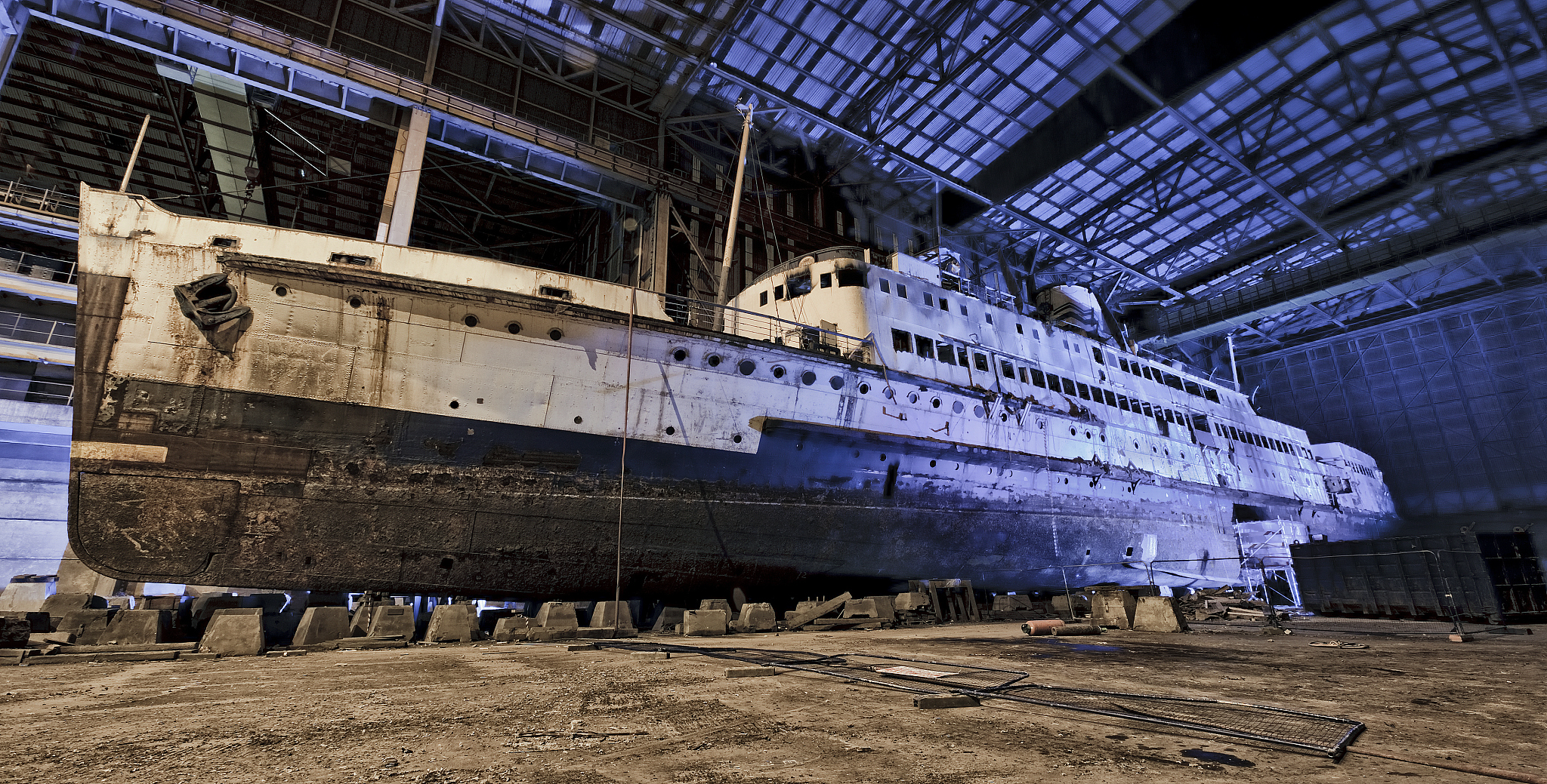 decaying ship