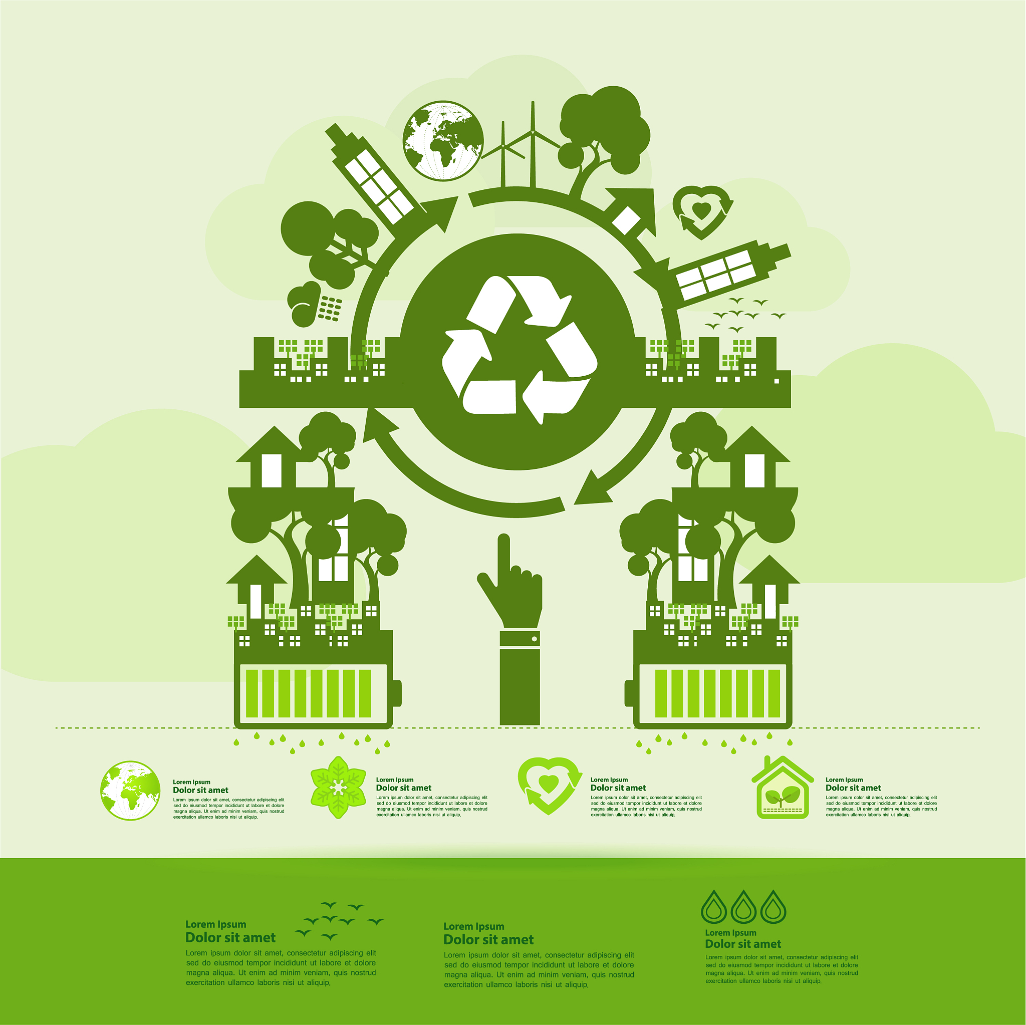 save the world together green ecology
