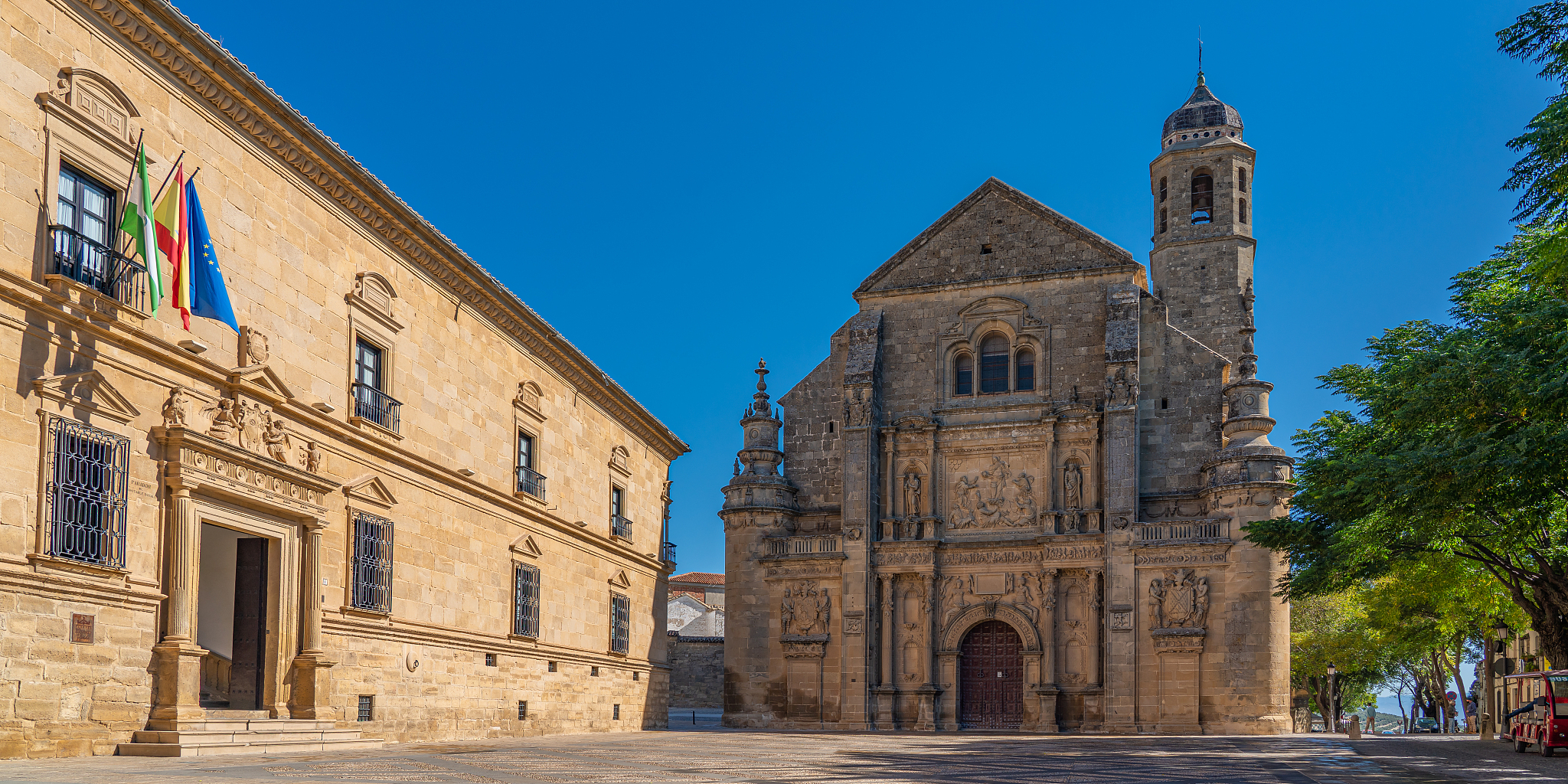 the sacred chapel of el salvador and the plaza de vazquez de mol