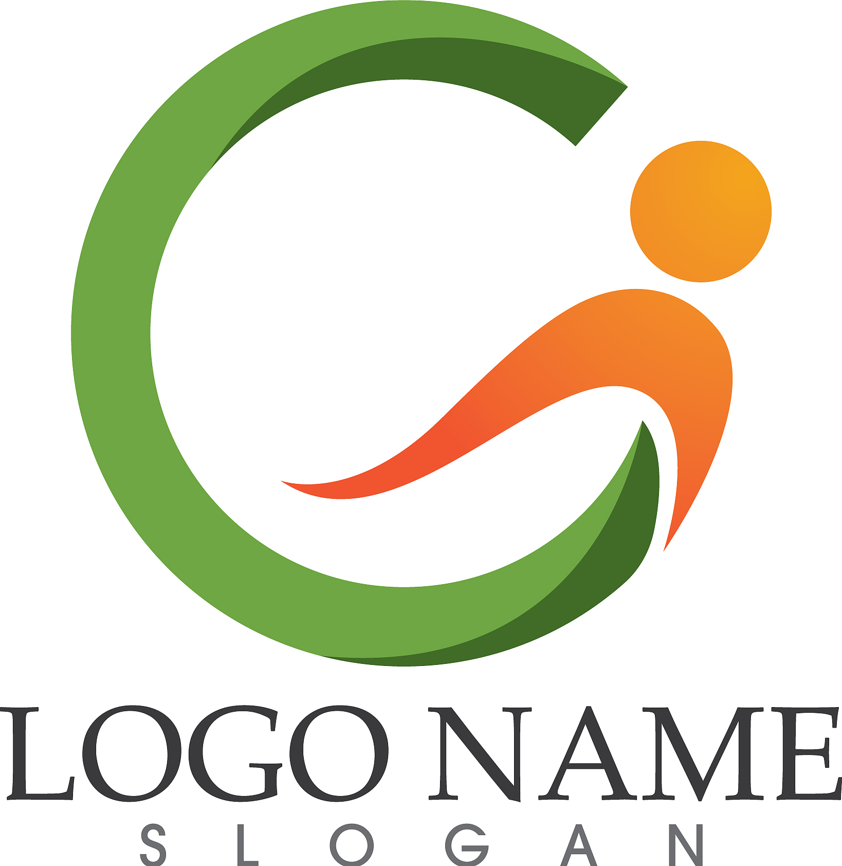 g letters logo and symbols template icons app