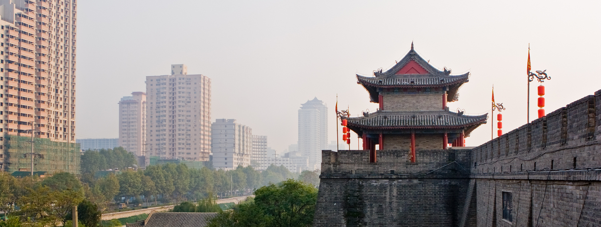 old and new xian