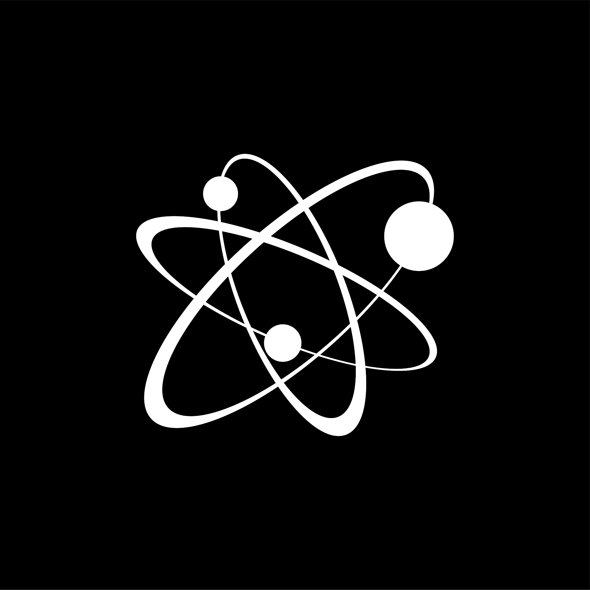 galaxy icon on black background. black flat style vector illustr