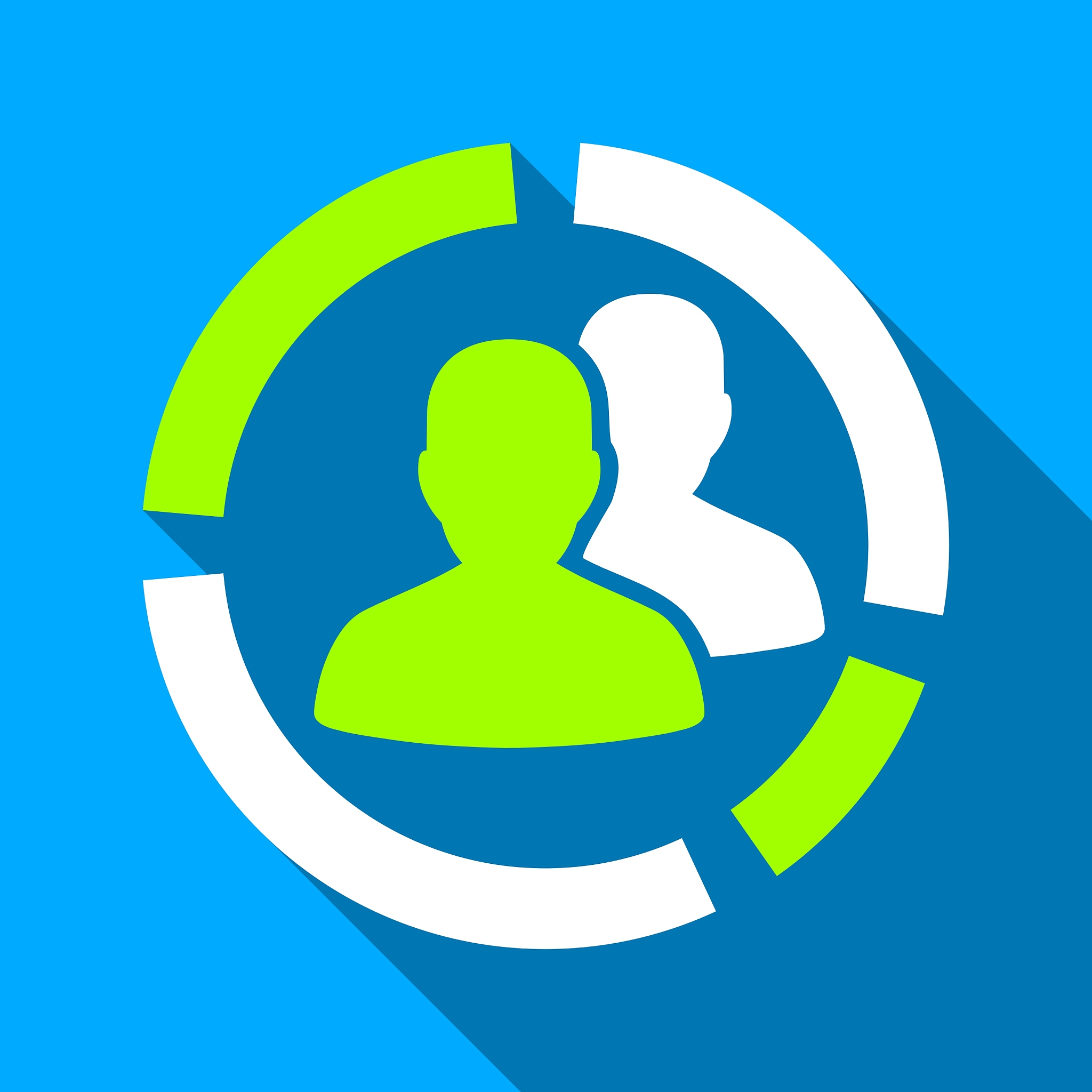 patient diagram flat long shadow square icon