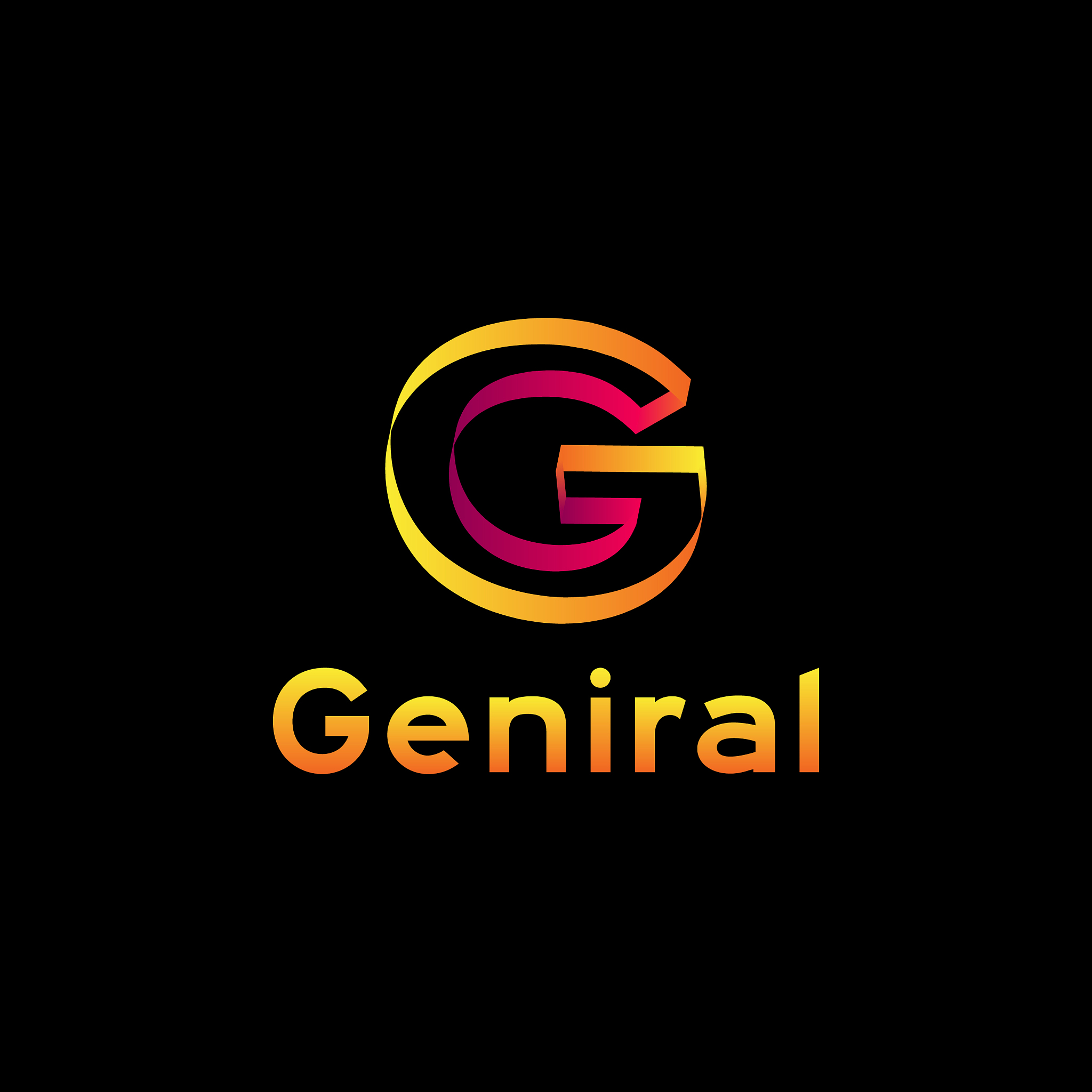 creative modern g letter logo design