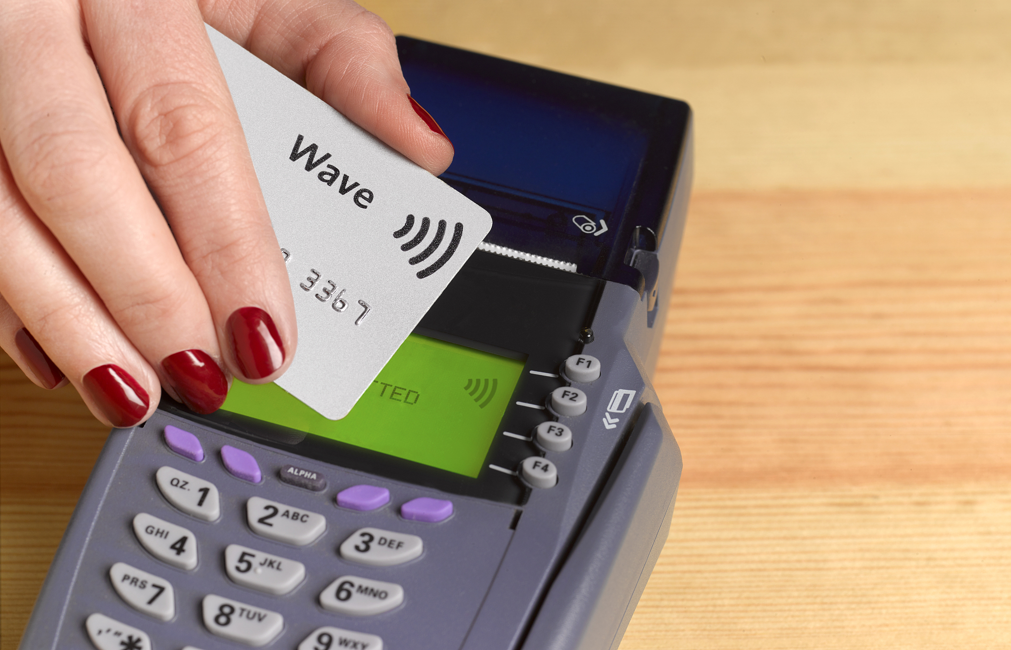 contactless payment in shop