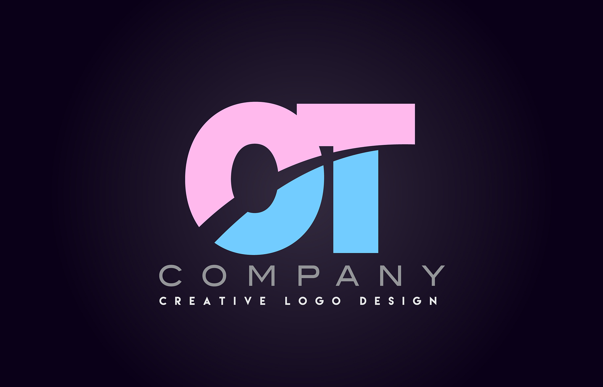 ot alphabet letter join joined letter logo design