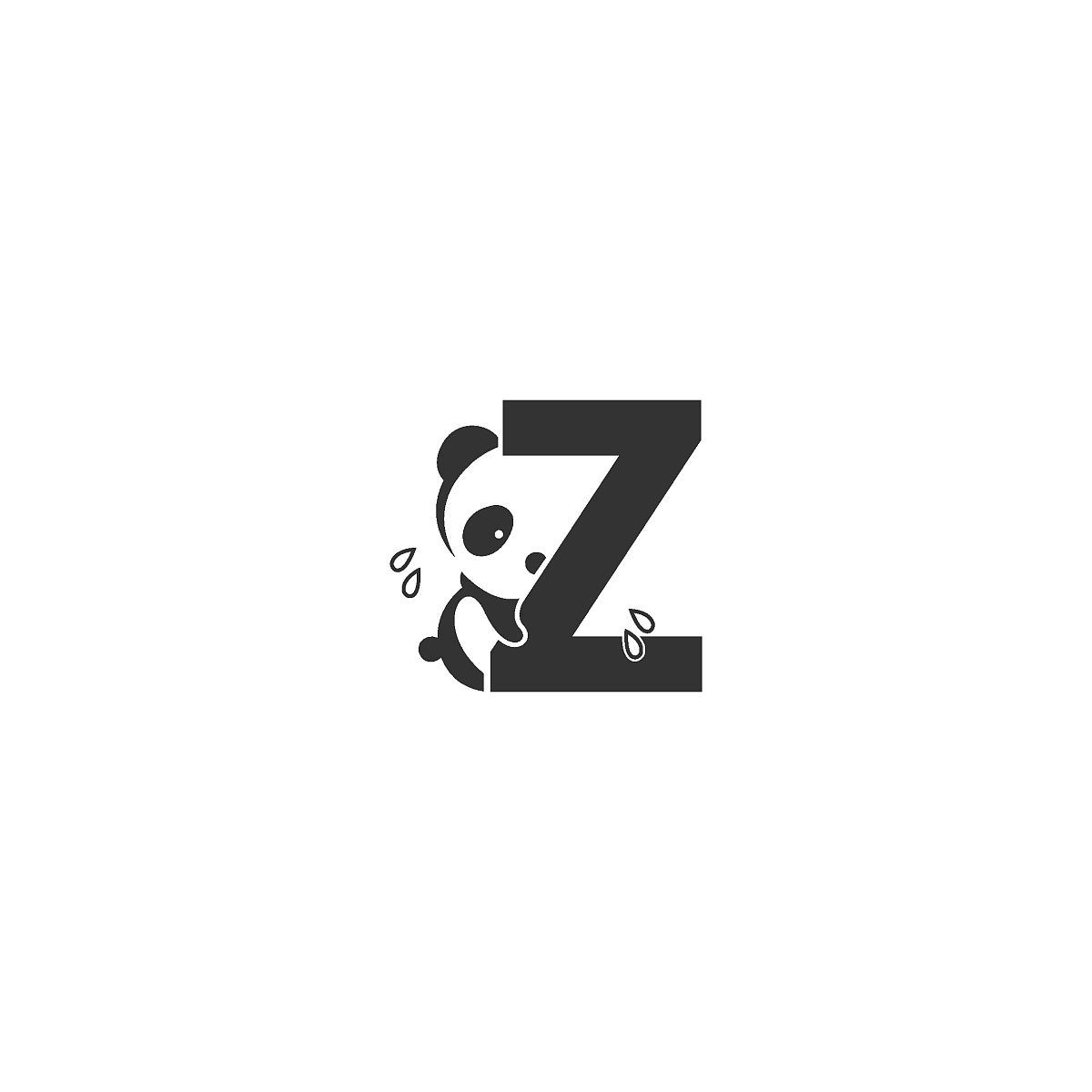 熊猫图标后面的字母z标志插图