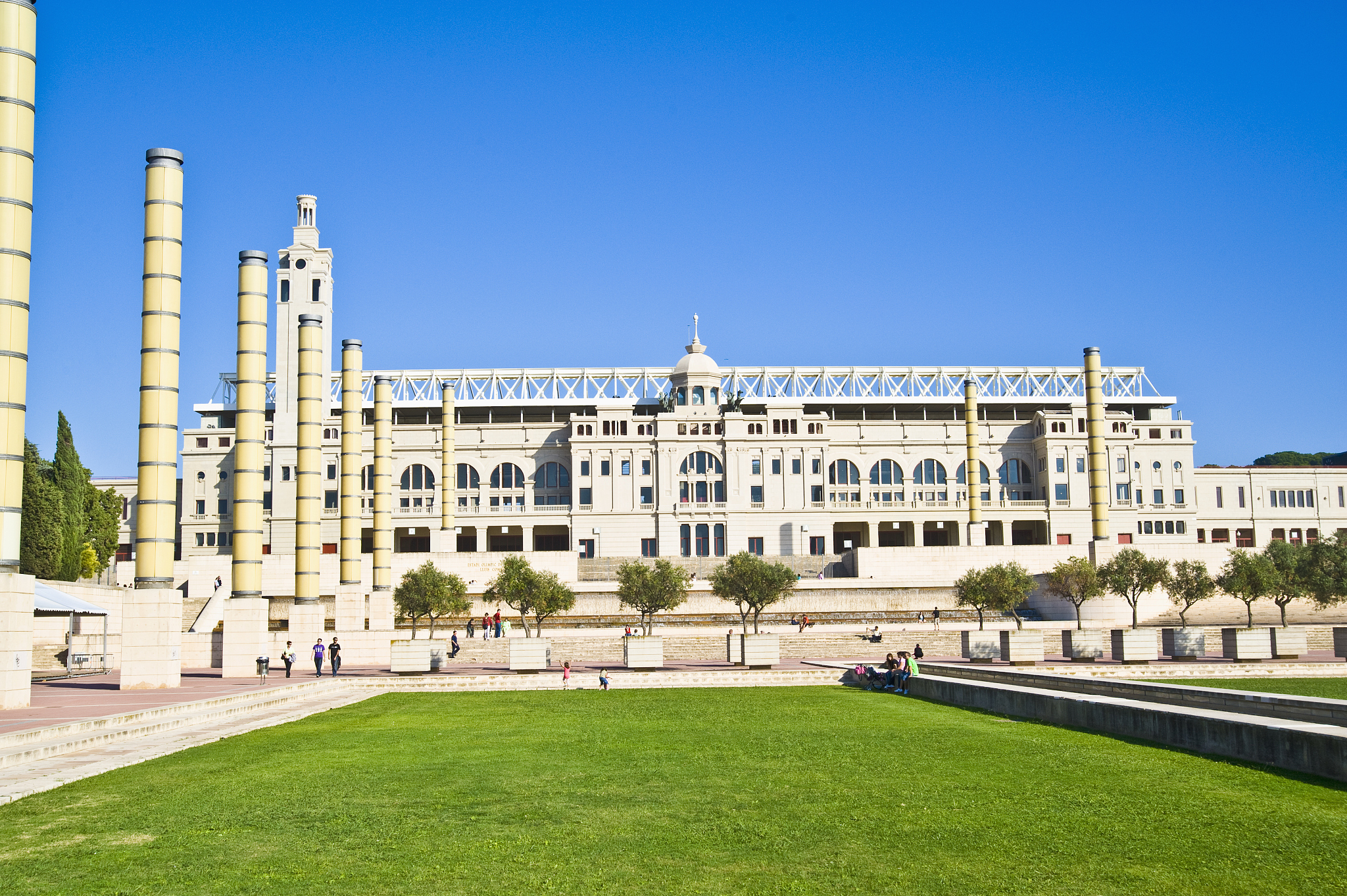 olympic village, barcelona, spain