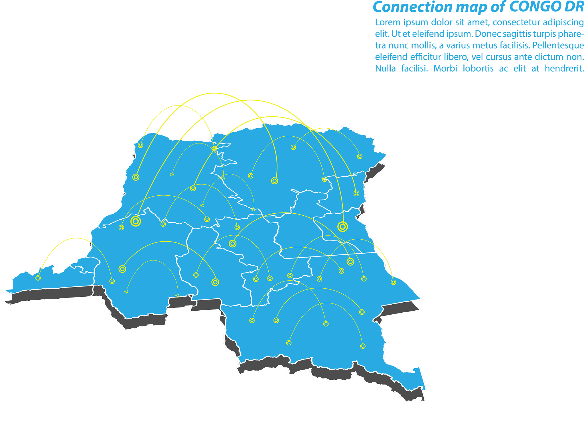 modern of congo dr map connections network design