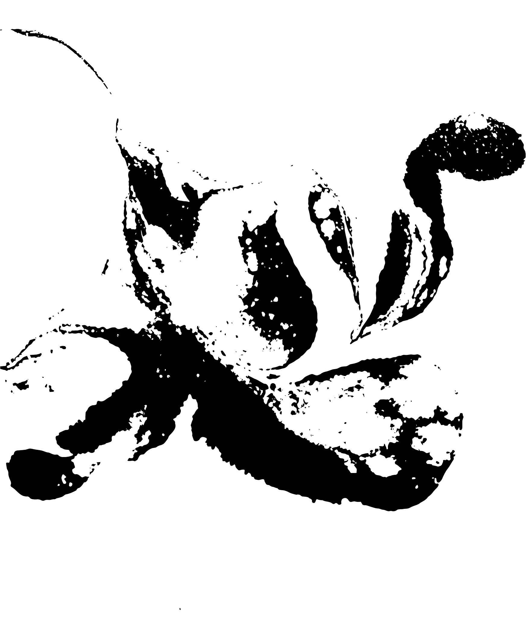 black and white liquid texture watercolor hand