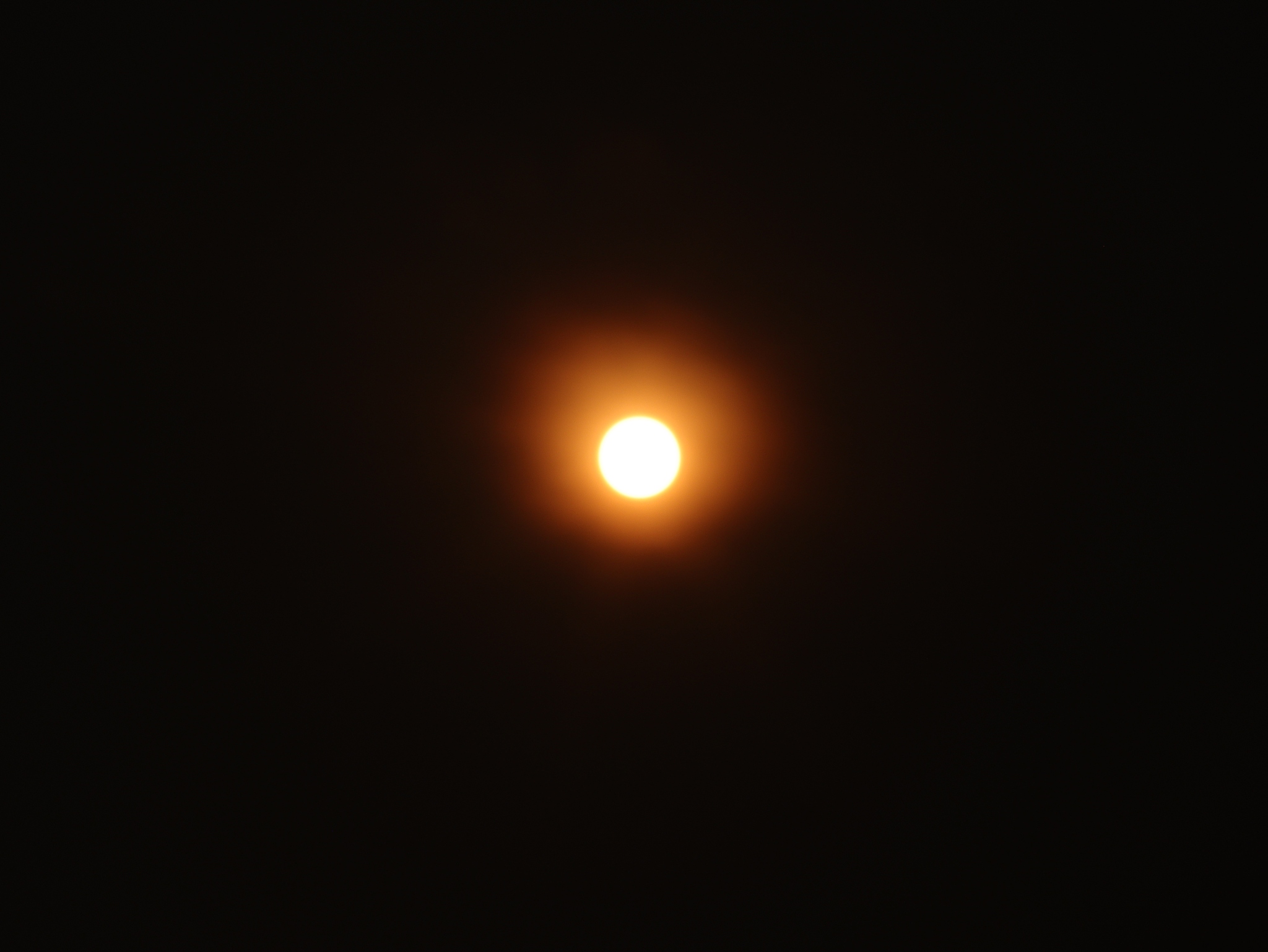 blood red sun from the bush fires
