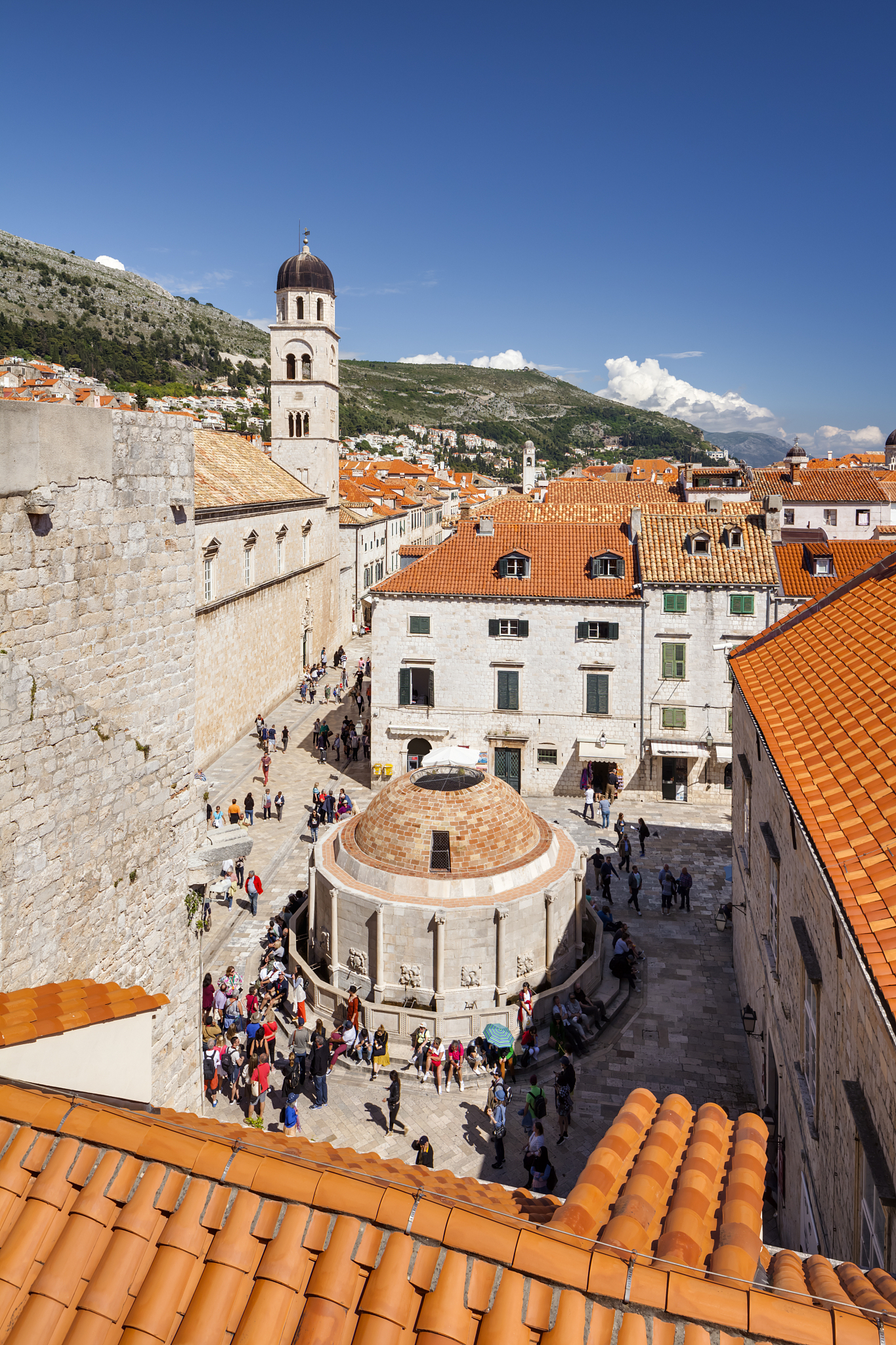 great onofrio's fountain, dubrovnik