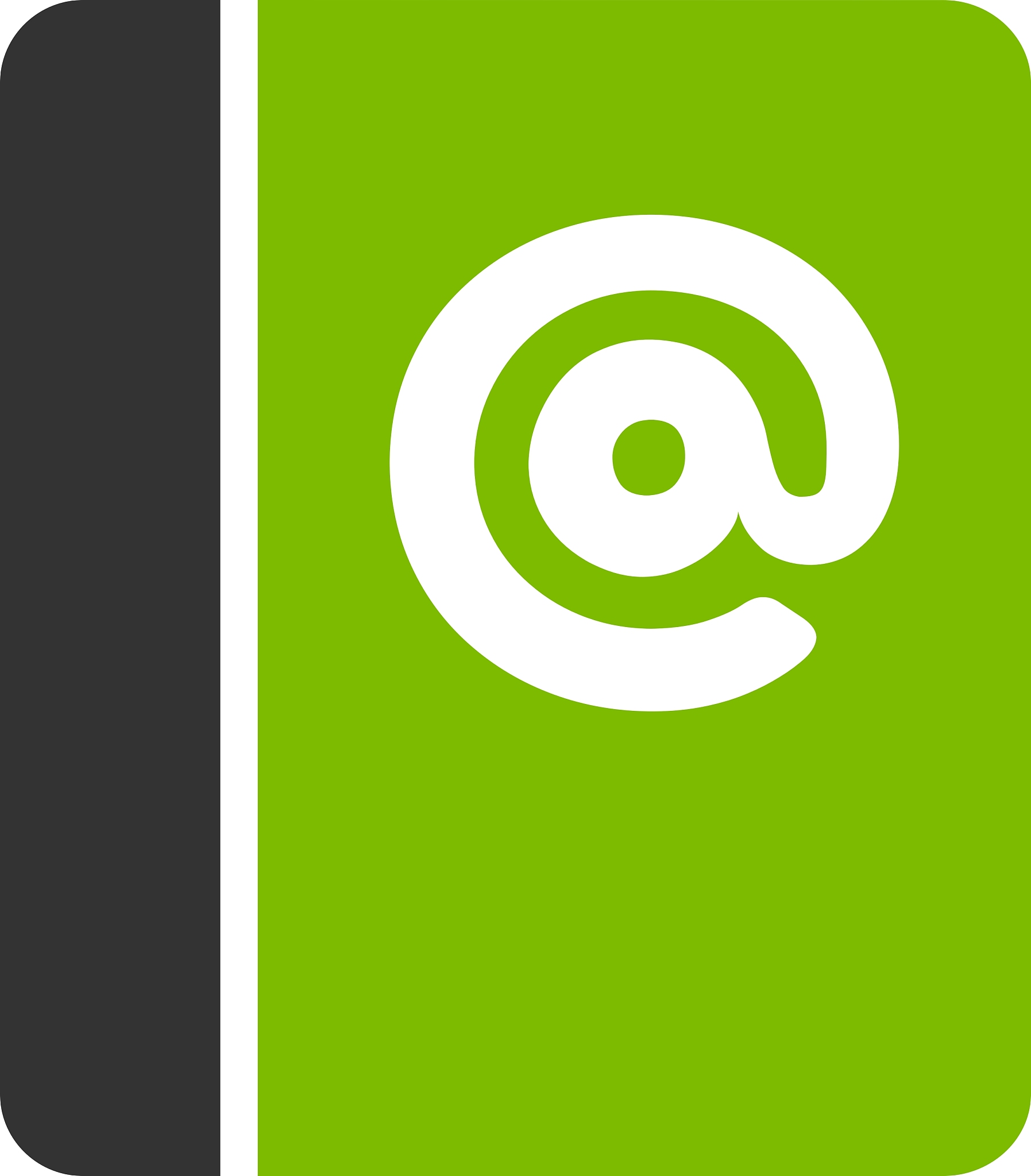 emails icon from business bicolor set