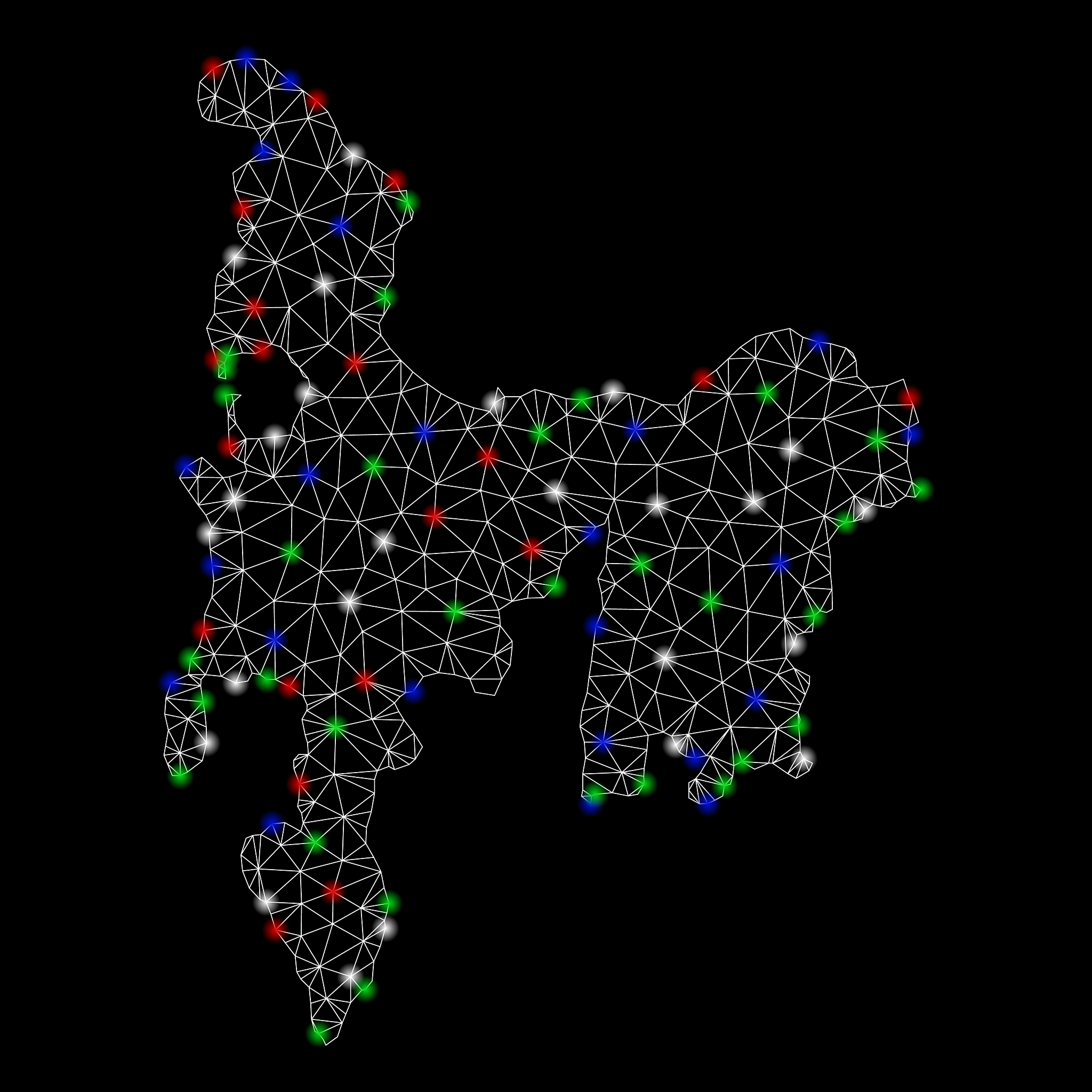 bright mesh 2d hamilton island map with flare