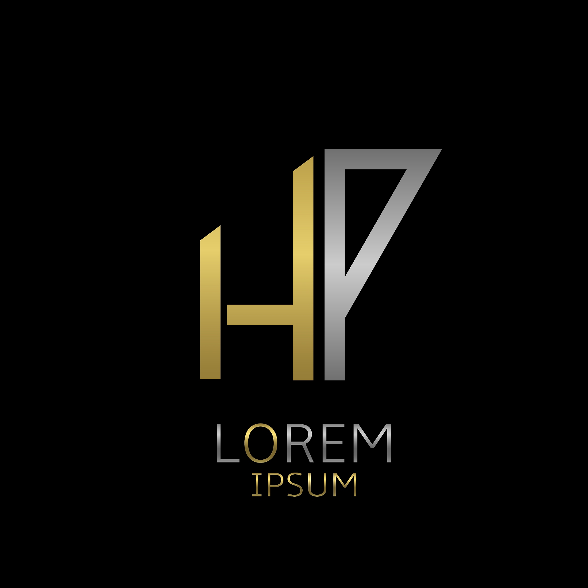 hp letters logo