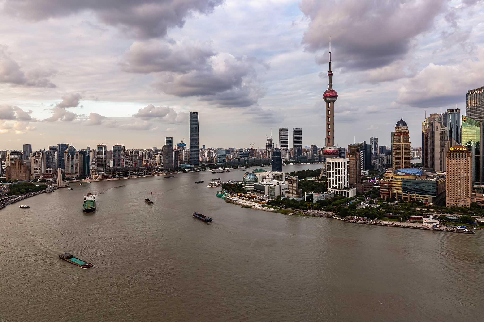 上海陆家嘴城市建筑风光