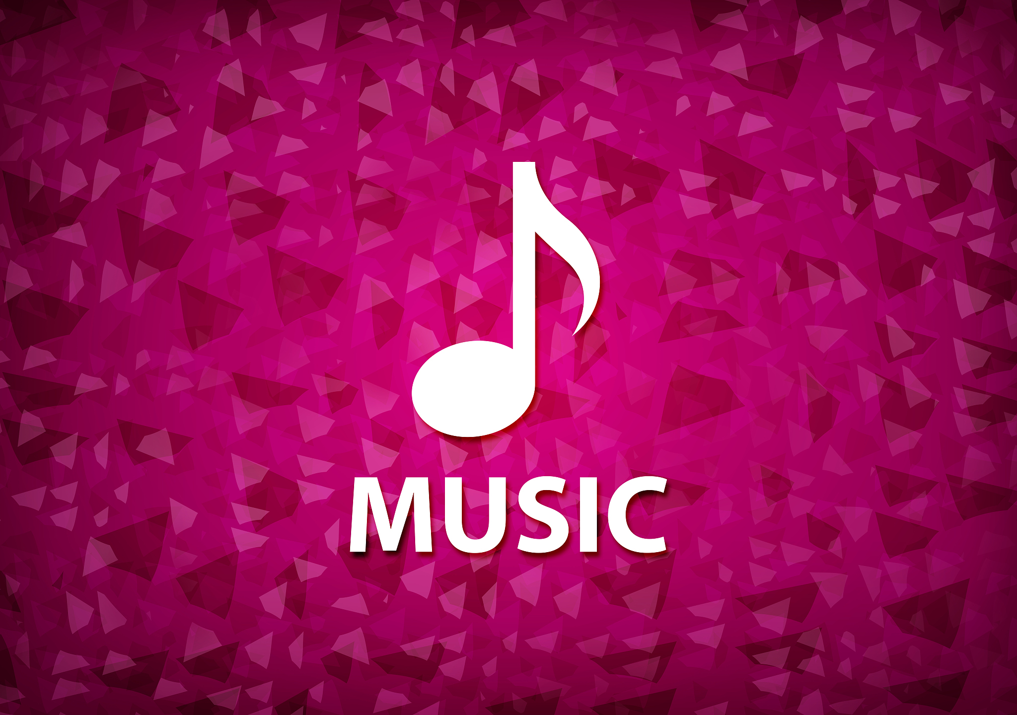 music pink background