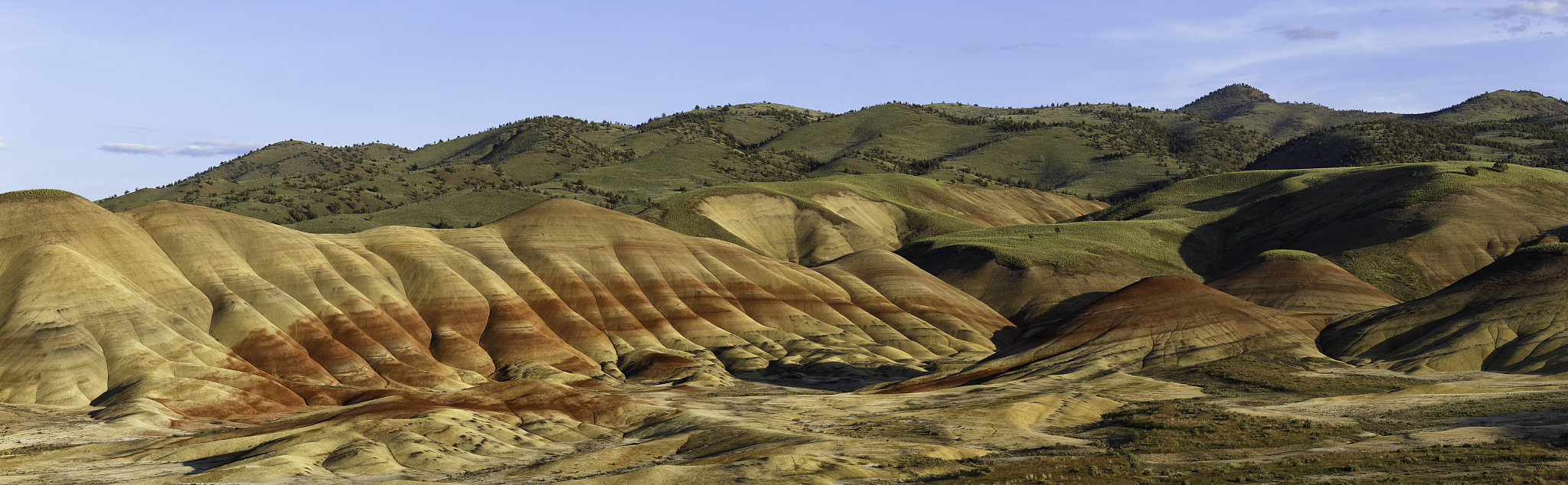 painted hills panorama