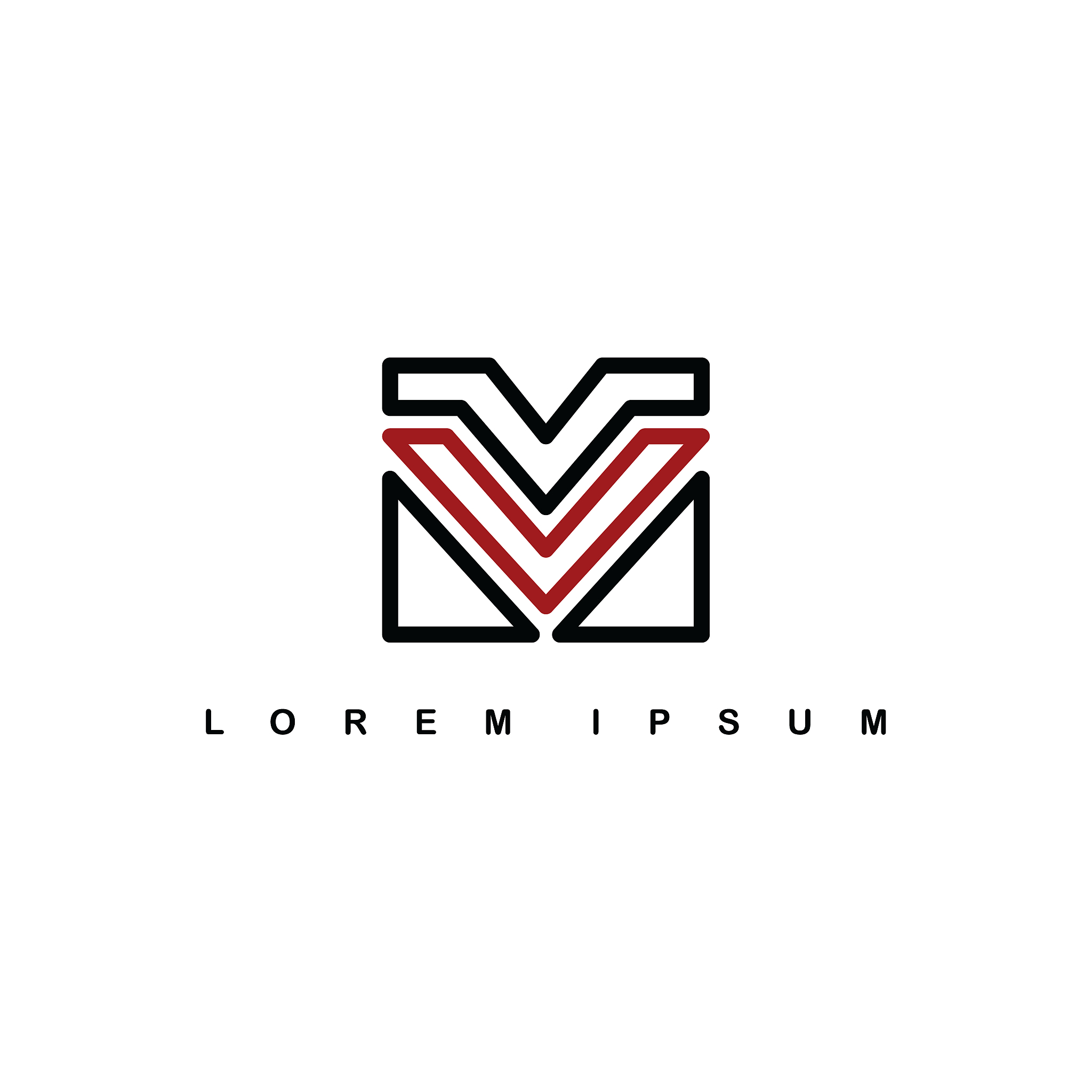 m alphabet letter art theme