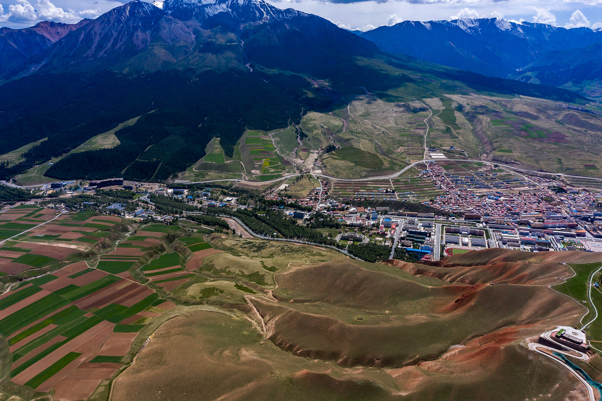 qinghai qilian zall mountain