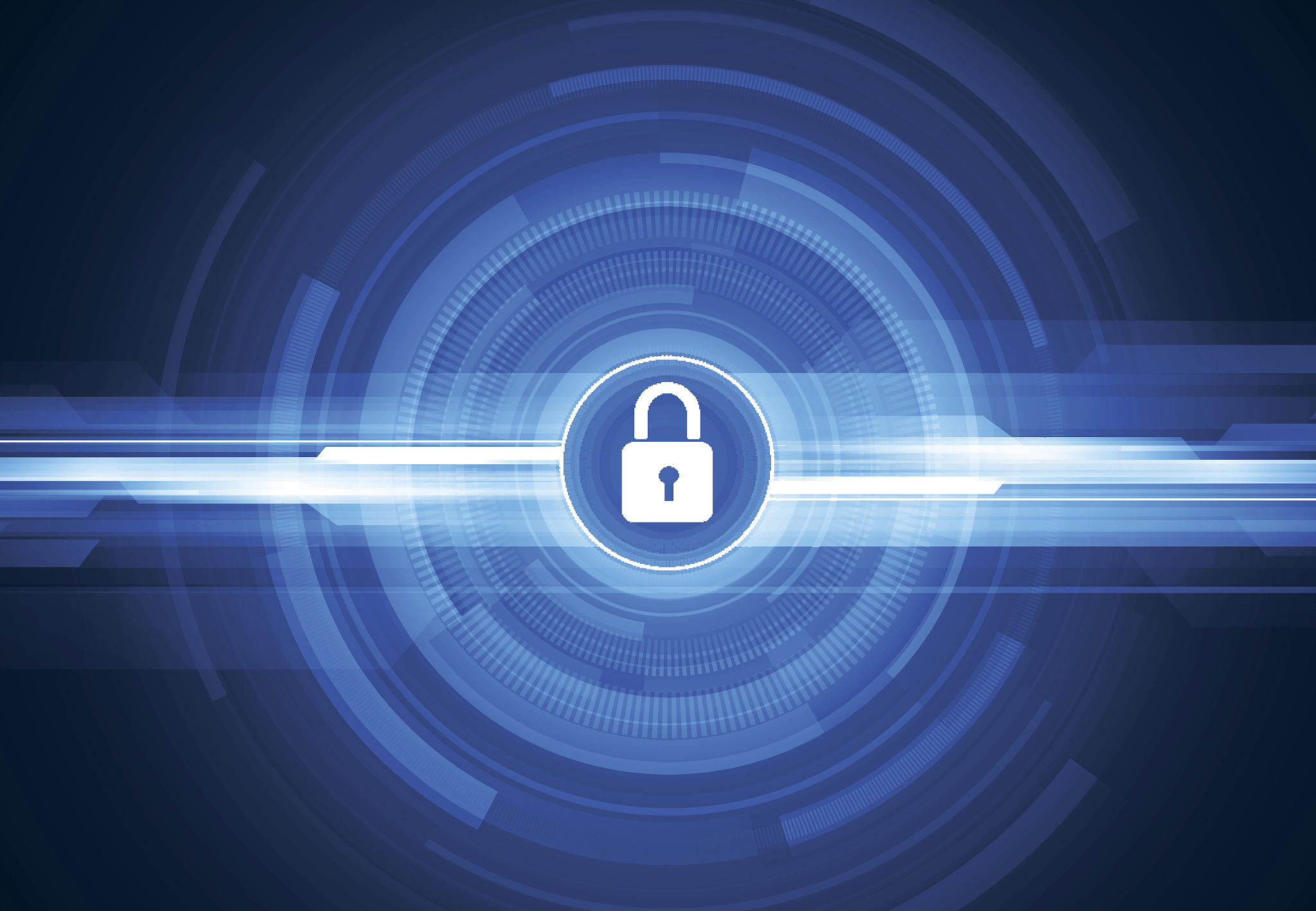 abstract technical background - lock