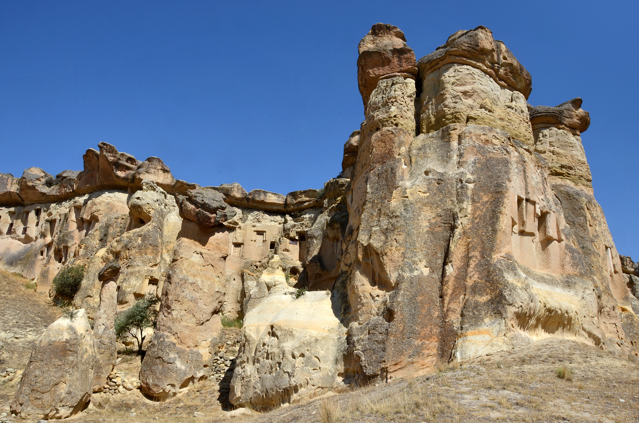 cavusin geologic-historic site, cappadocia