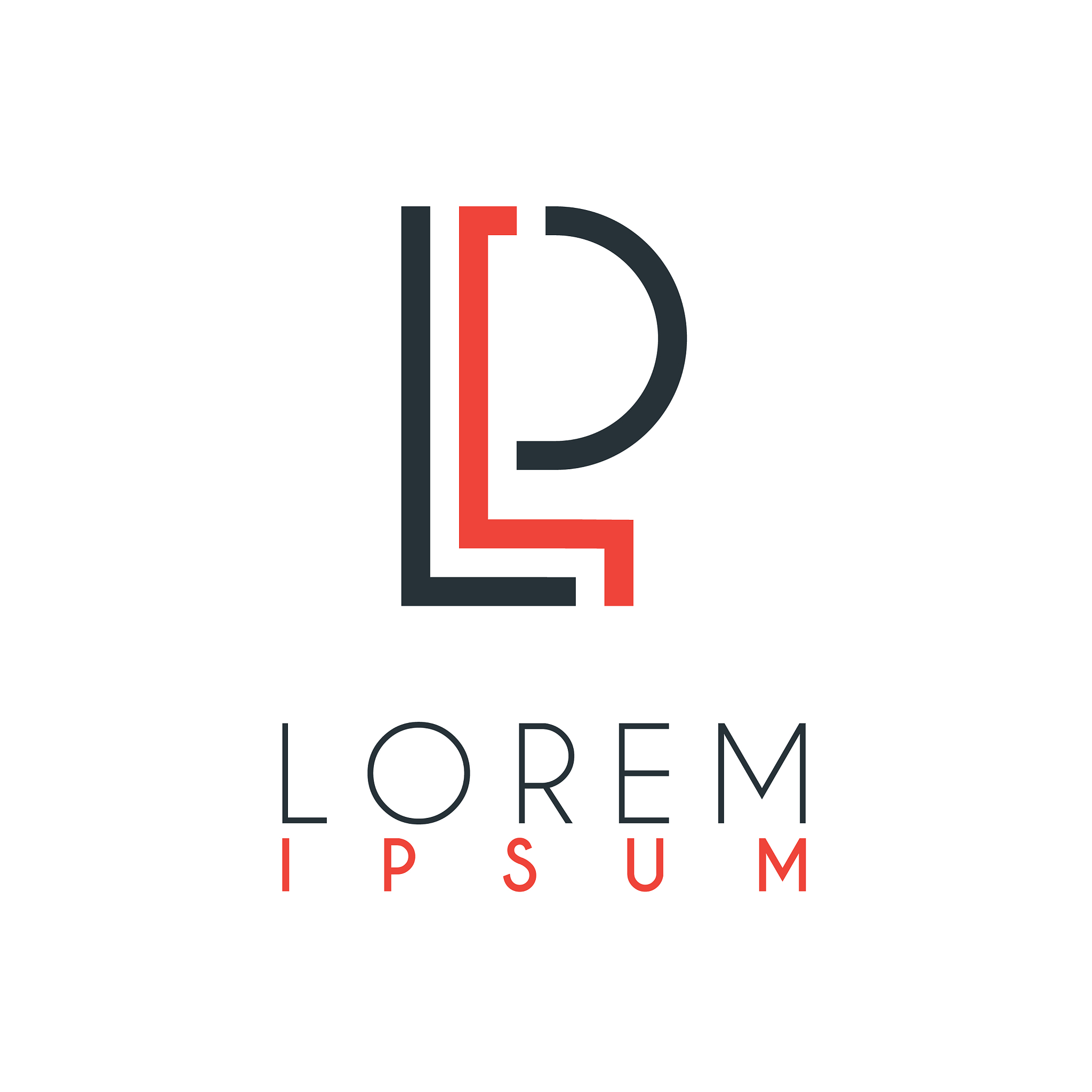 the logo between letter l and letter p or lp