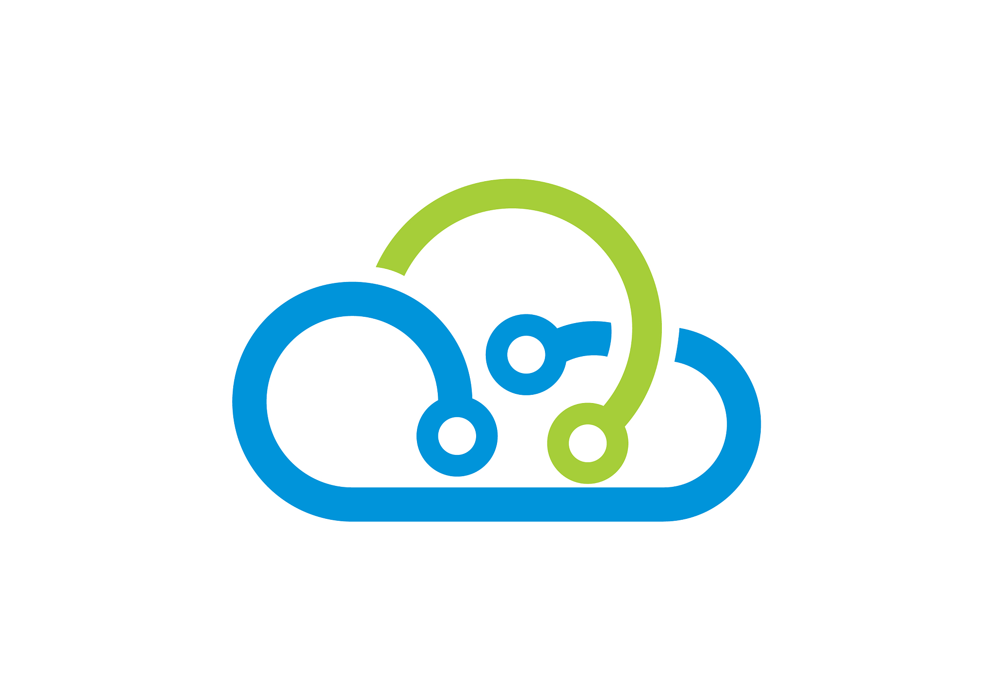 cloud abstract technology logo