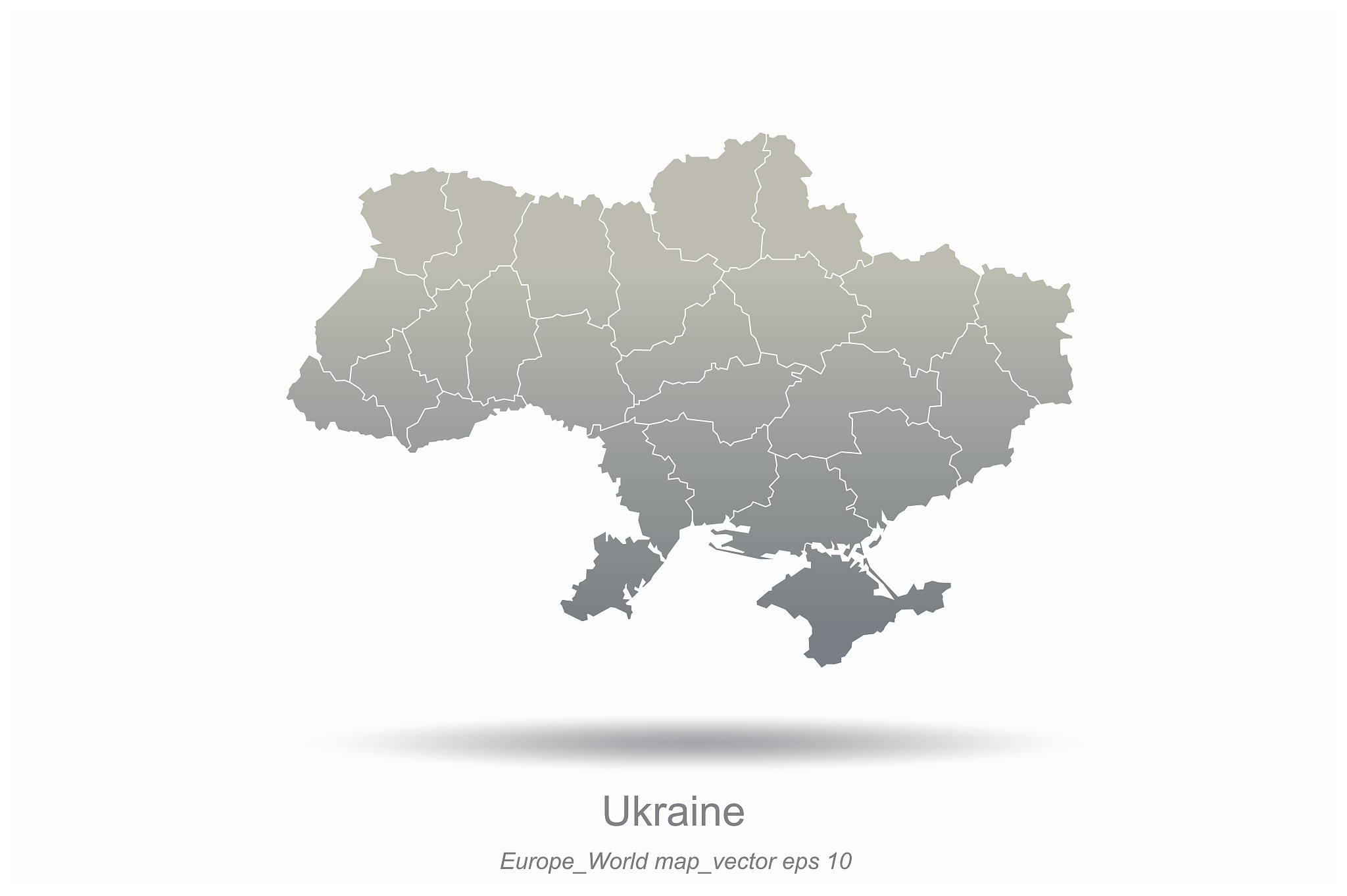 europe countries map. modern vector map of european countries.