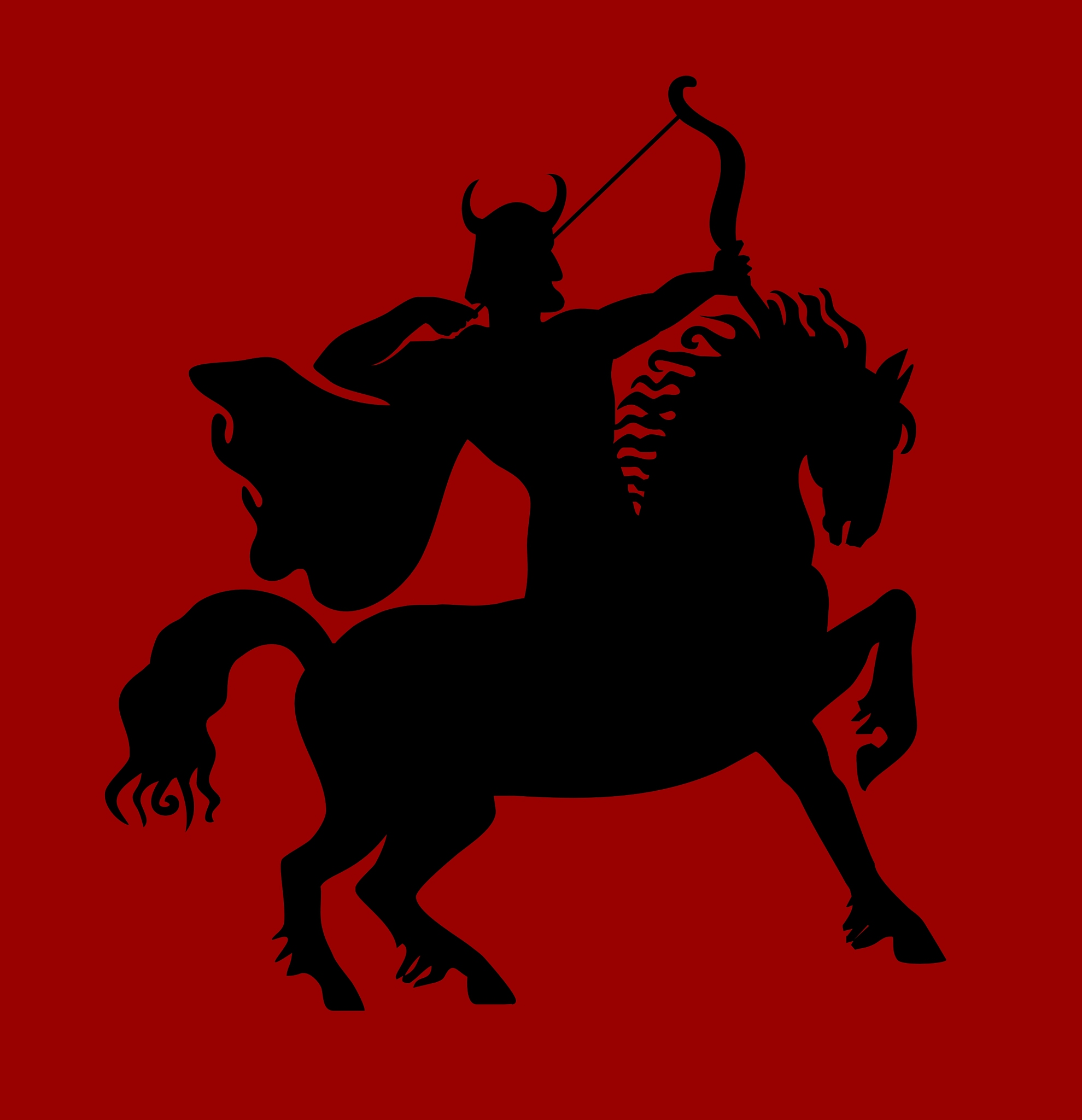 archer rider horse
