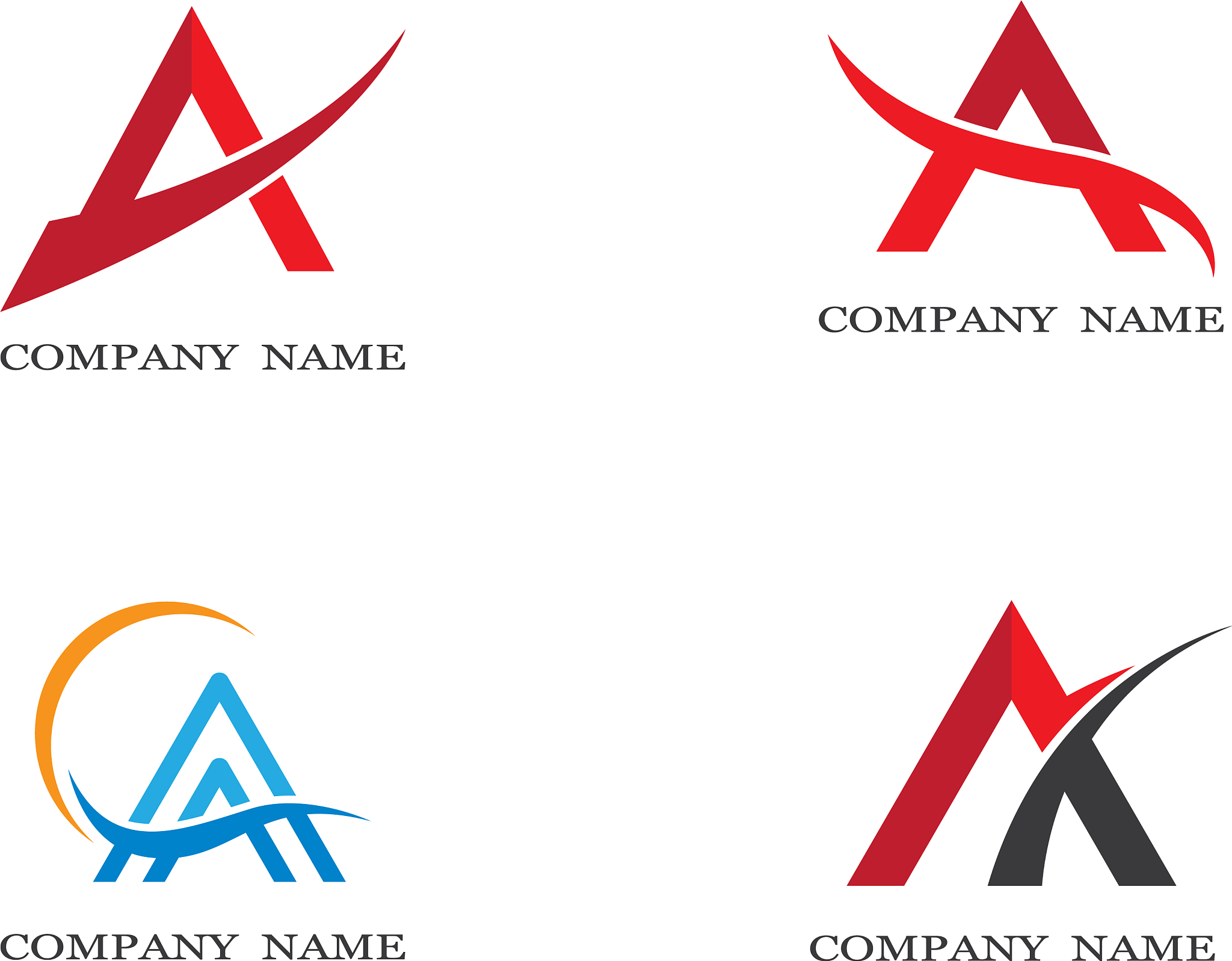letter a symbol design
