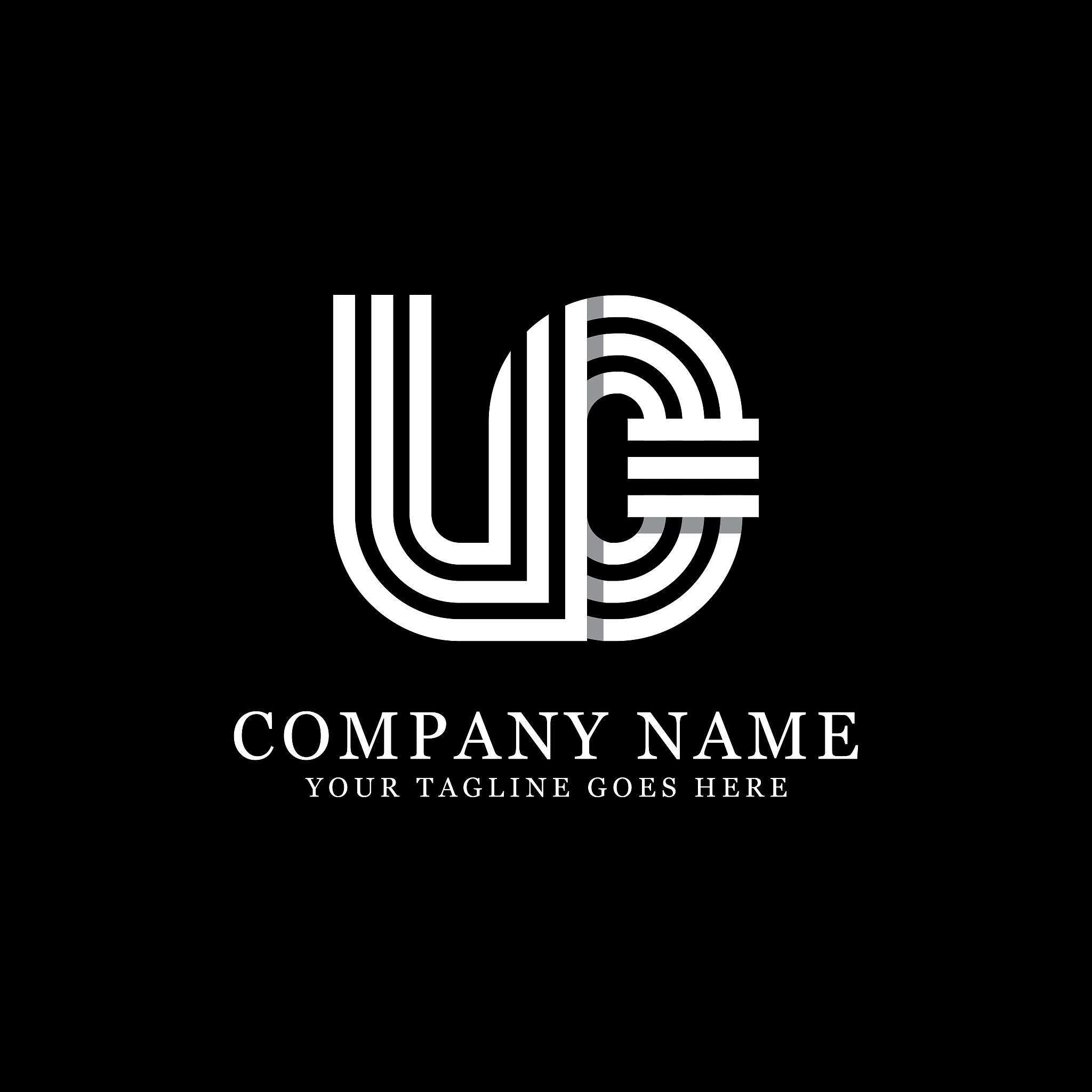 u letter logo designs, creative monogram logo template,initial n