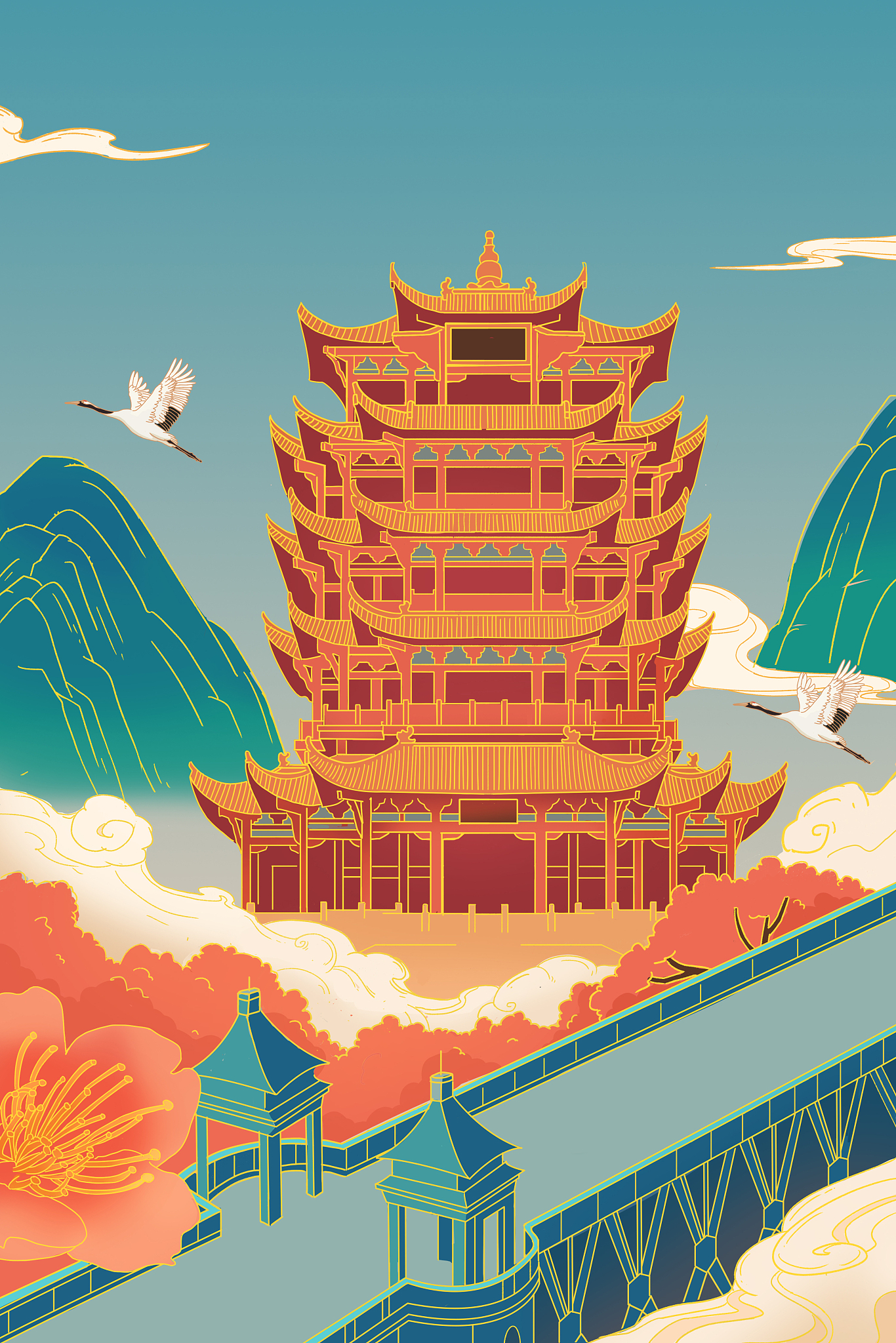 在5A级景区黄鹤楼举办一场国风音乐会音乐会的形式分为线下预售及线上付费直播两种那么线下预售及线上付费直播这两种形式的优点各是什么除此之外还有什么形式吗？
