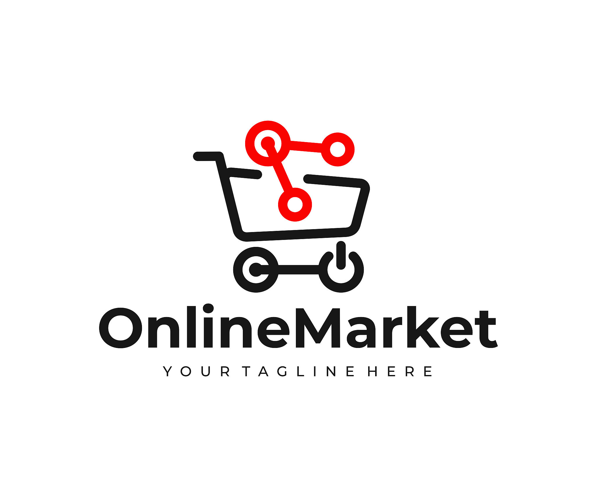 online marketplace, design. online shopping vector design. elect