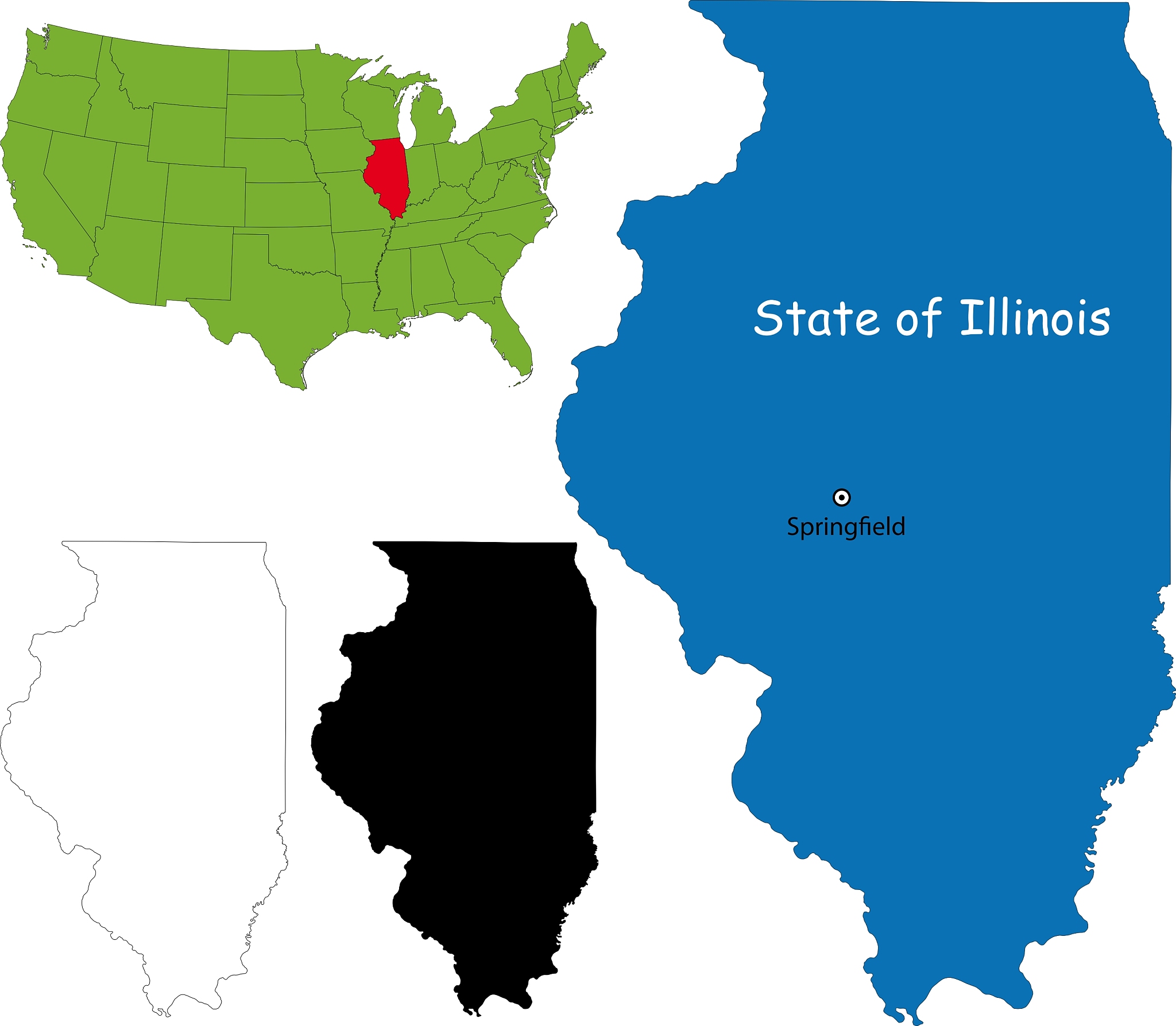 illinois map