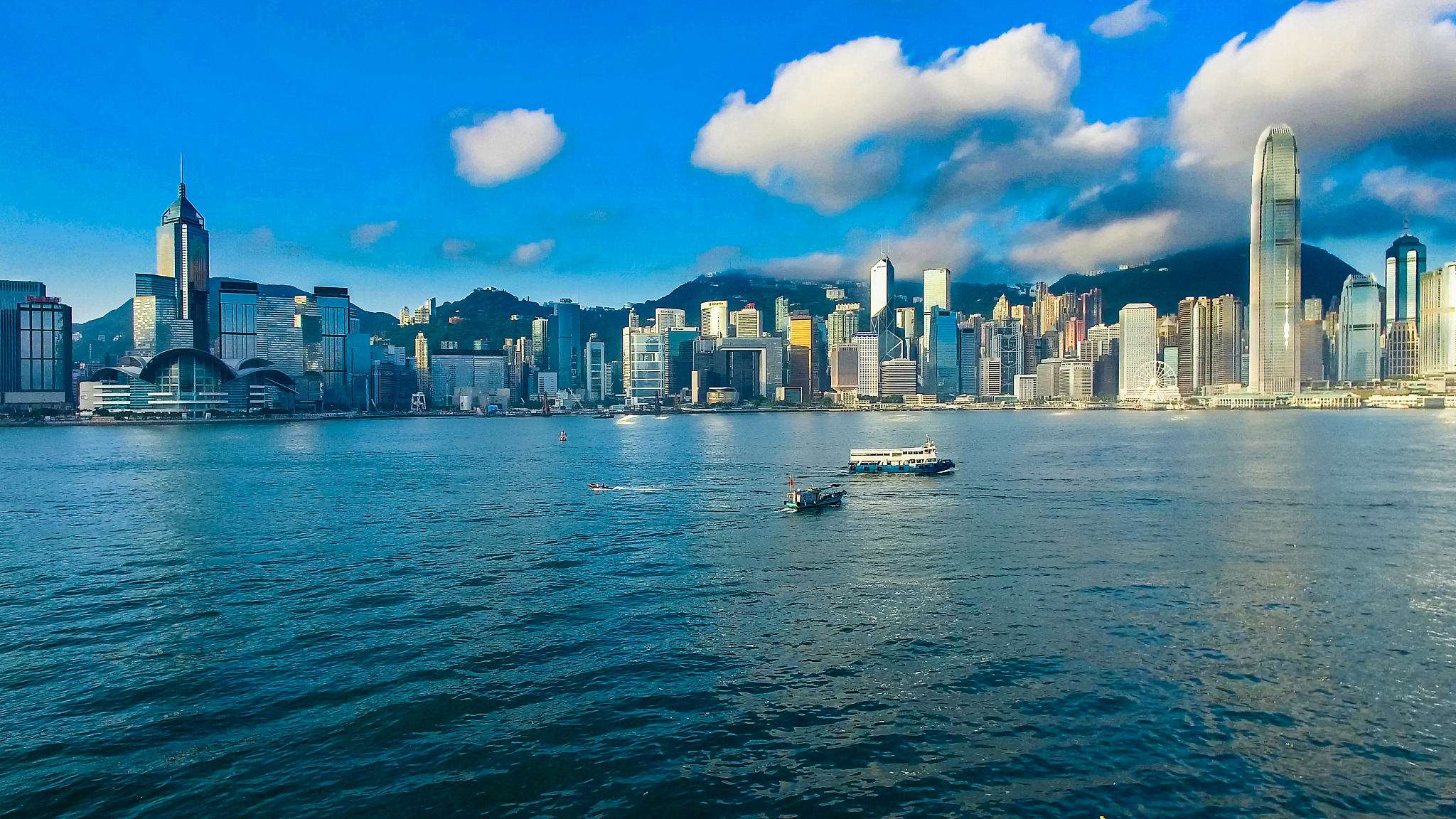 victoria bay  of hongkong,china