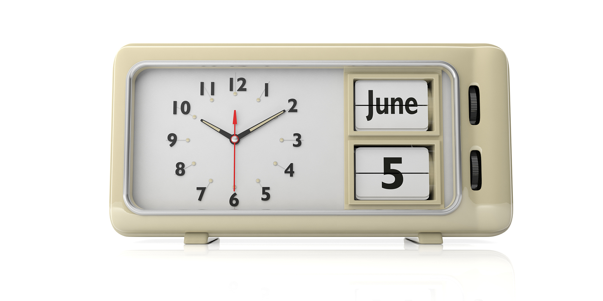 world environment day celebration date on old retro alarm clock,