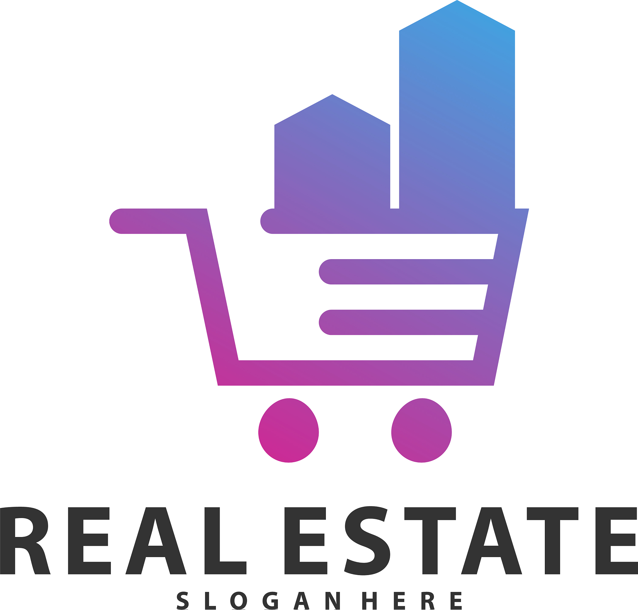 shop city logo symbol template design emblem