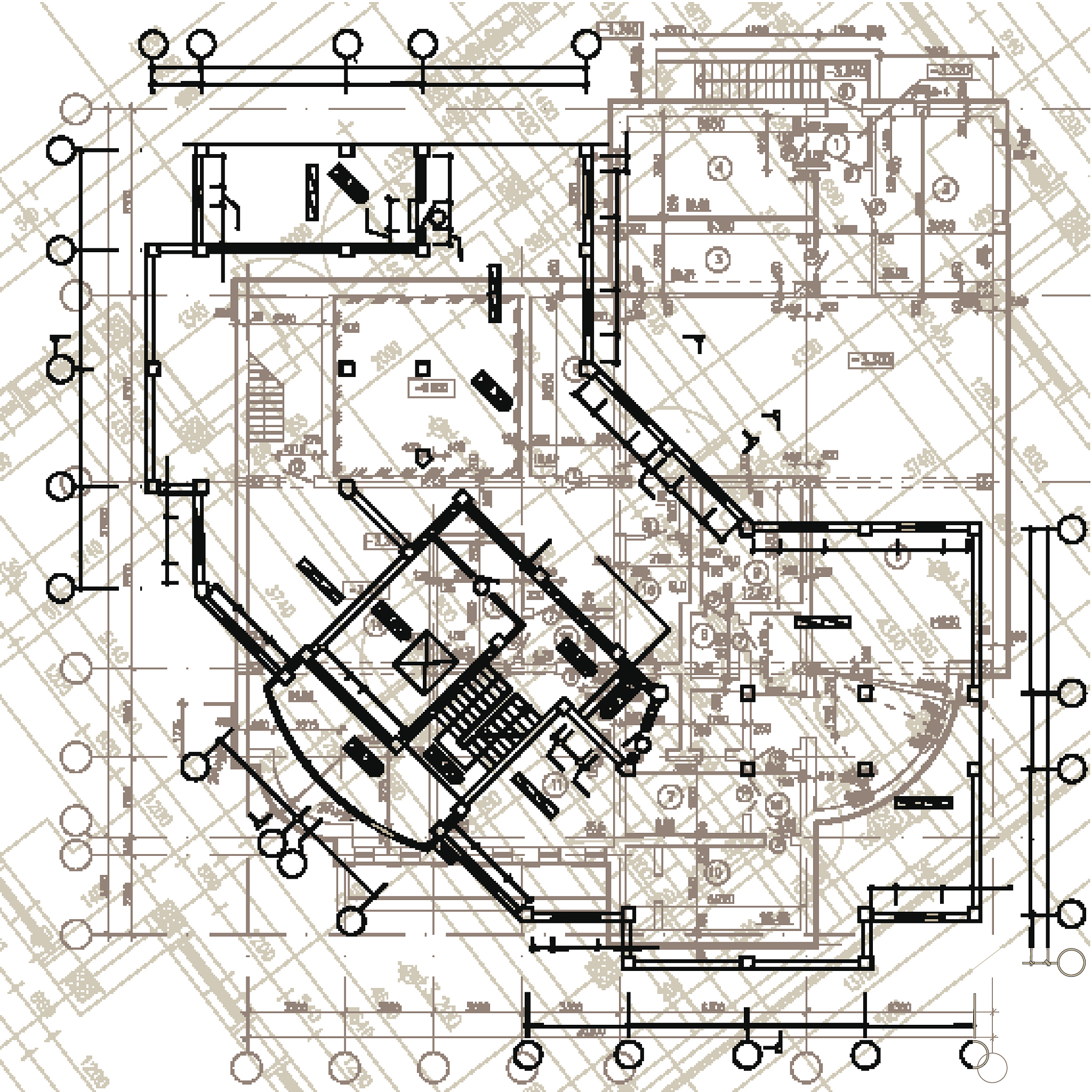 建筑识图报告目录：每个建筑都有一套完整的施工图施工图以分为建筑施工图、结构施工图、给水排水施工图、电气施工图等等其中建筑施工图是用来描绘房屋建造的规模、外部造型、内部布置、细部构造的图纸是房屋施工放线、砌砖、安装门窗、室内外装修和编制施工概算及施工组织计划的主要依据它包括设计总说明、总平面图、建筑平面图、建筑立面图、建筑剖面图及建筑详图在施工图会涉及到一些常用符号及图例如索引符号、详图符号、引出线