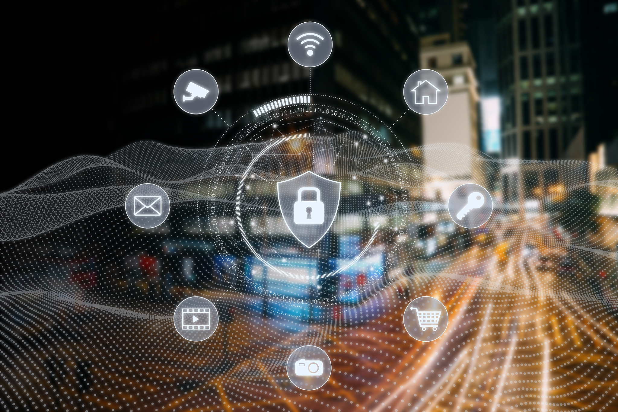 computer network security cyber connection safety big data prote