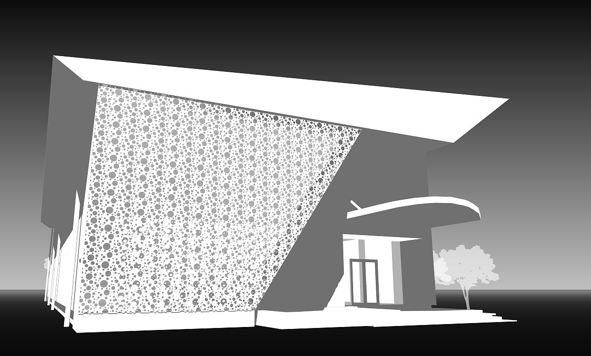 设计出一种新的折叠建筑折叠方式