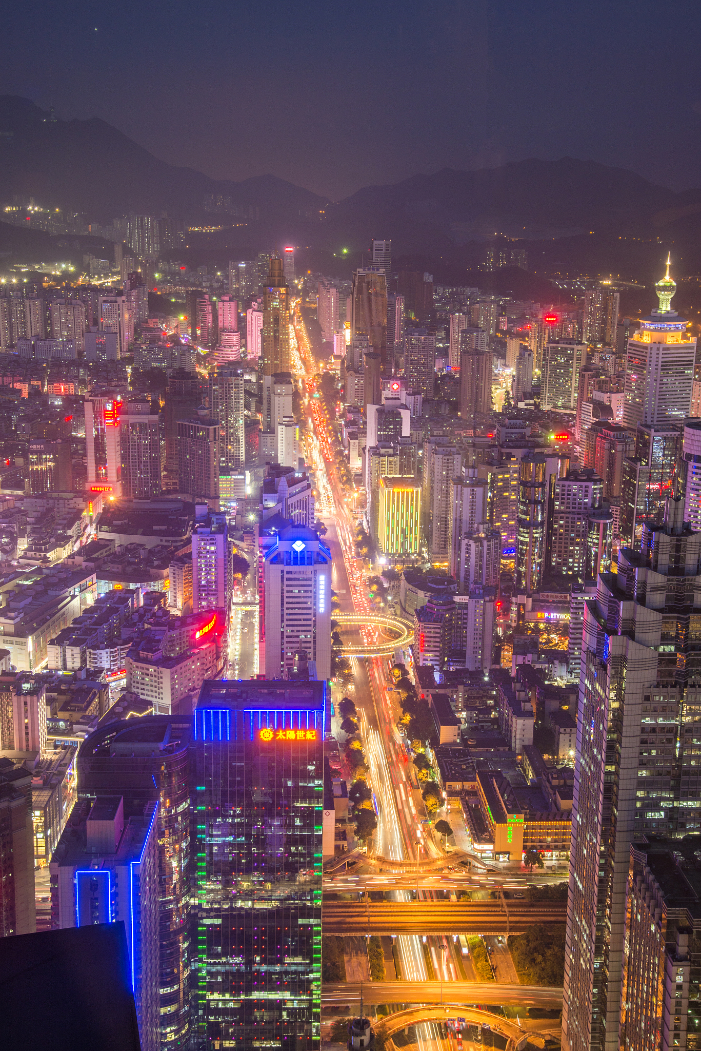 深圳夜晚天际线