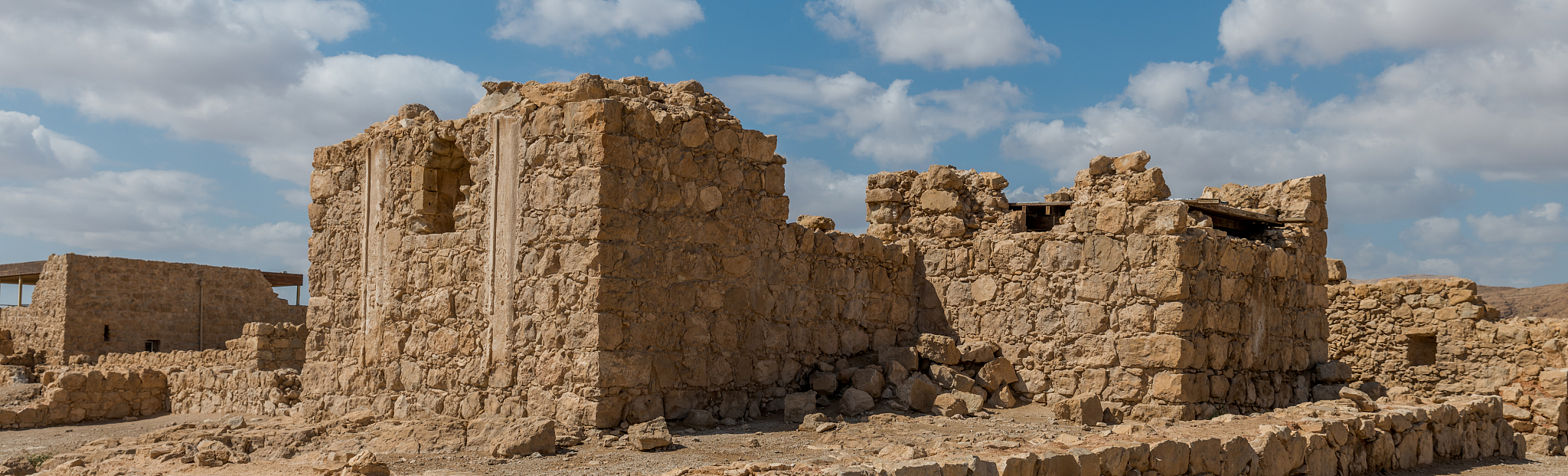 ruins of the ancient masada