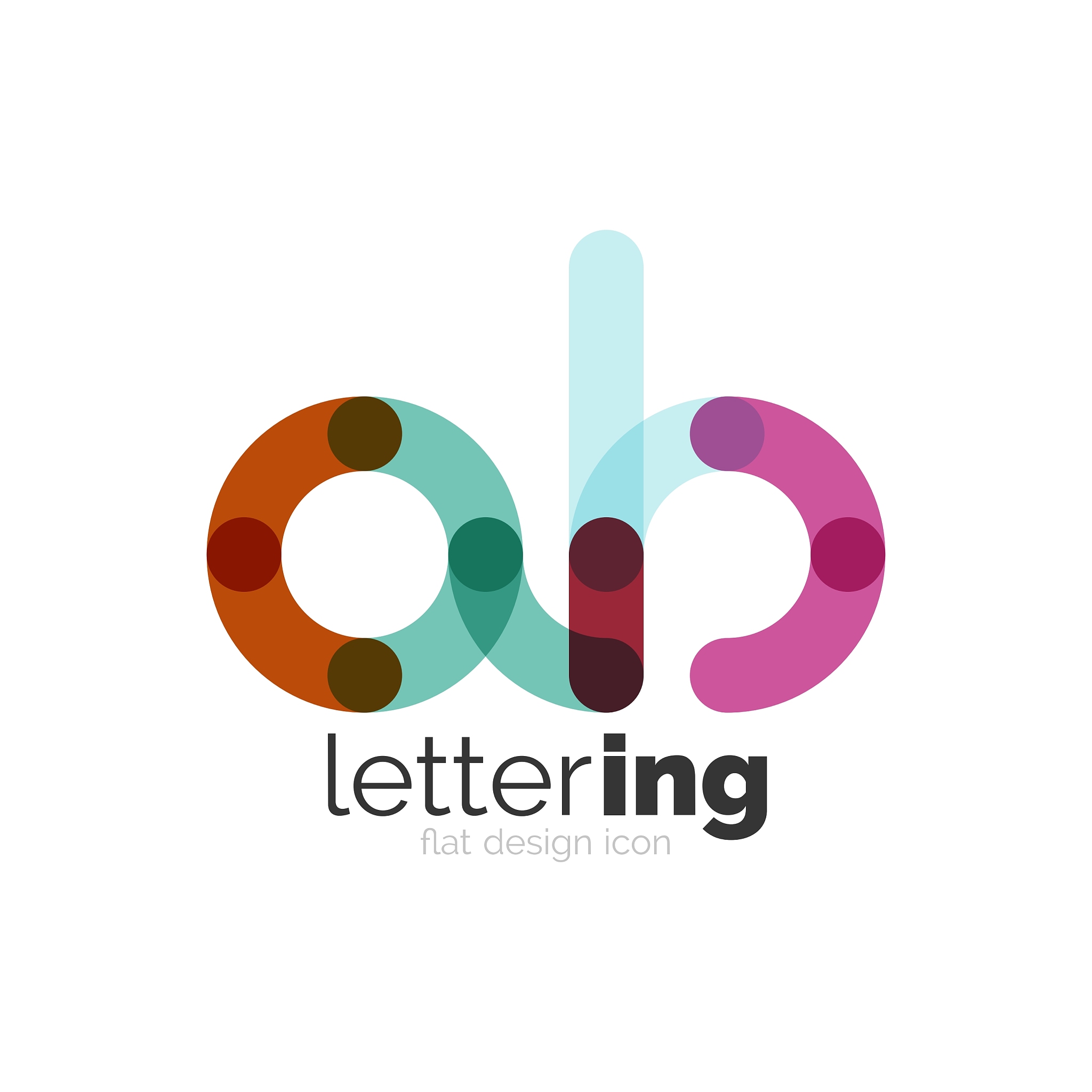letter logo business icon