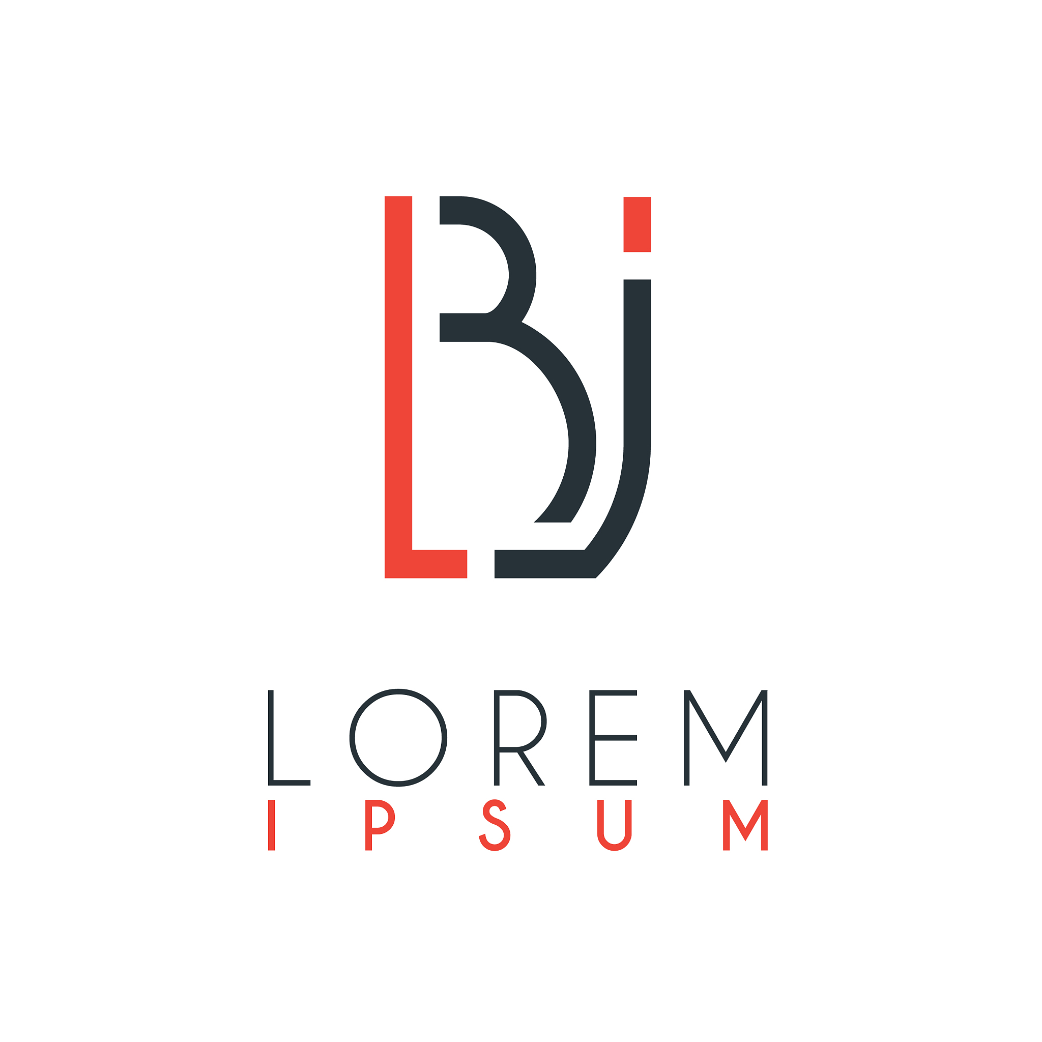 the logo between letter b and letter i or bi