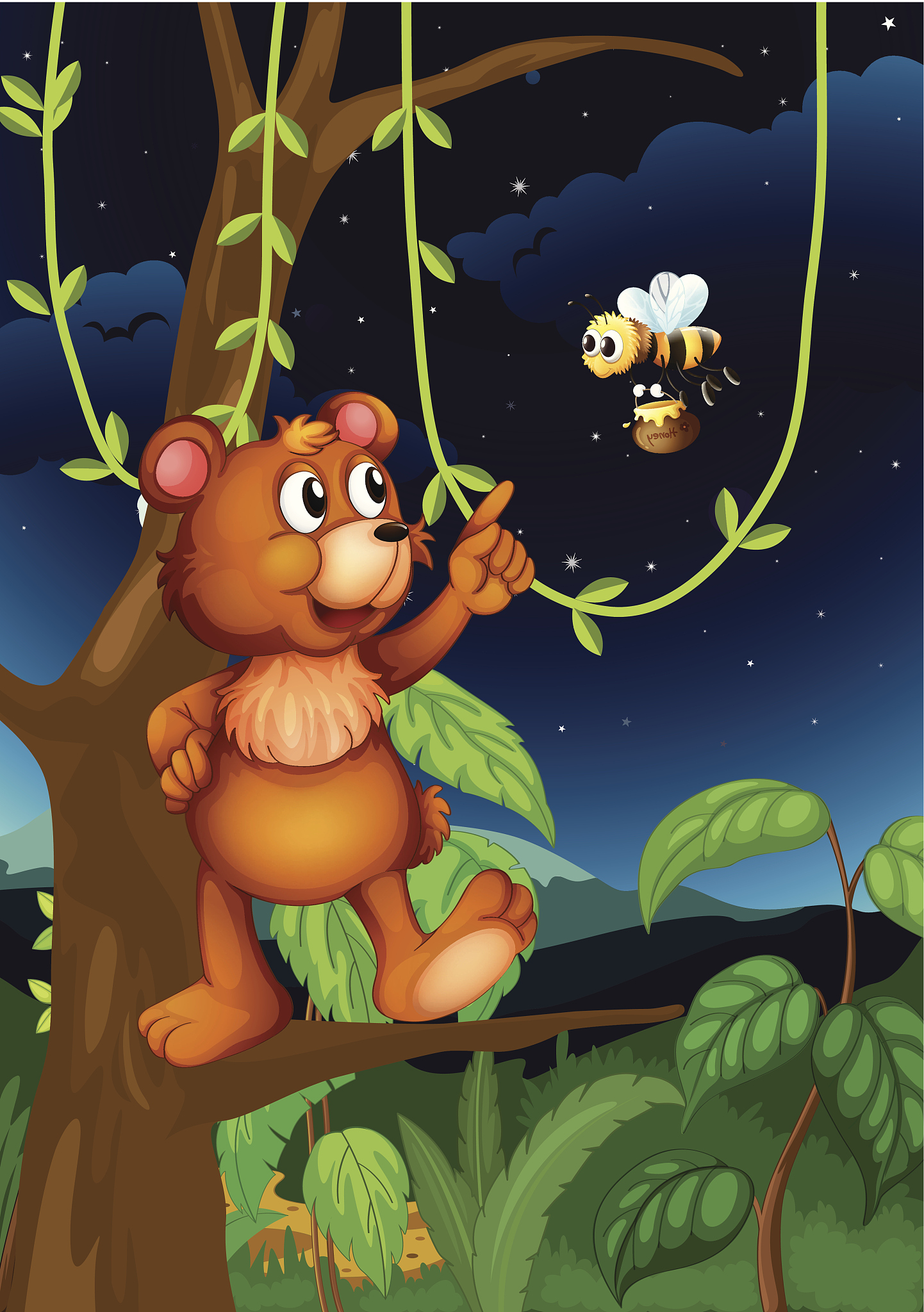 睡前故事：勤劳的小松鼠和休息的快乐